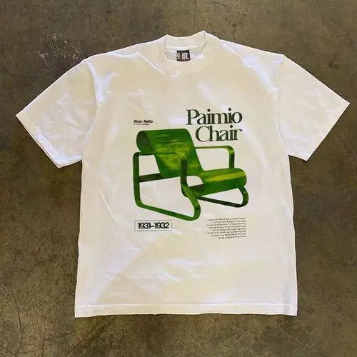 VIBE Street fashion retro chair print t-shirt Size US M / EU 48-50 / 2 - 3 Thumbnail