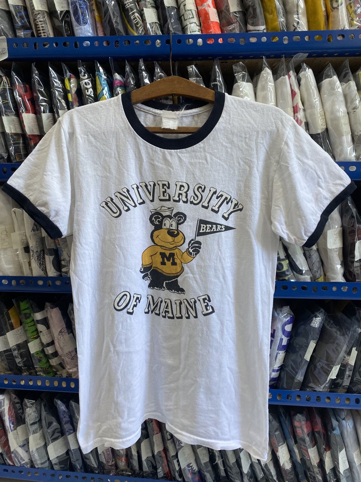 Vintage VINTAGE UNIVERSITY OF MAINE TSHIRT Size US S / EU 44-46 / 1 - 1 Thumbnail