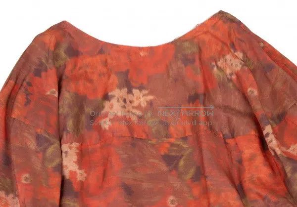 Comme des Garcons Comme des Garcons size XS Orange vintage pattern design sk Size 26" / US 2 / IT 38 - 4 Thumbnail