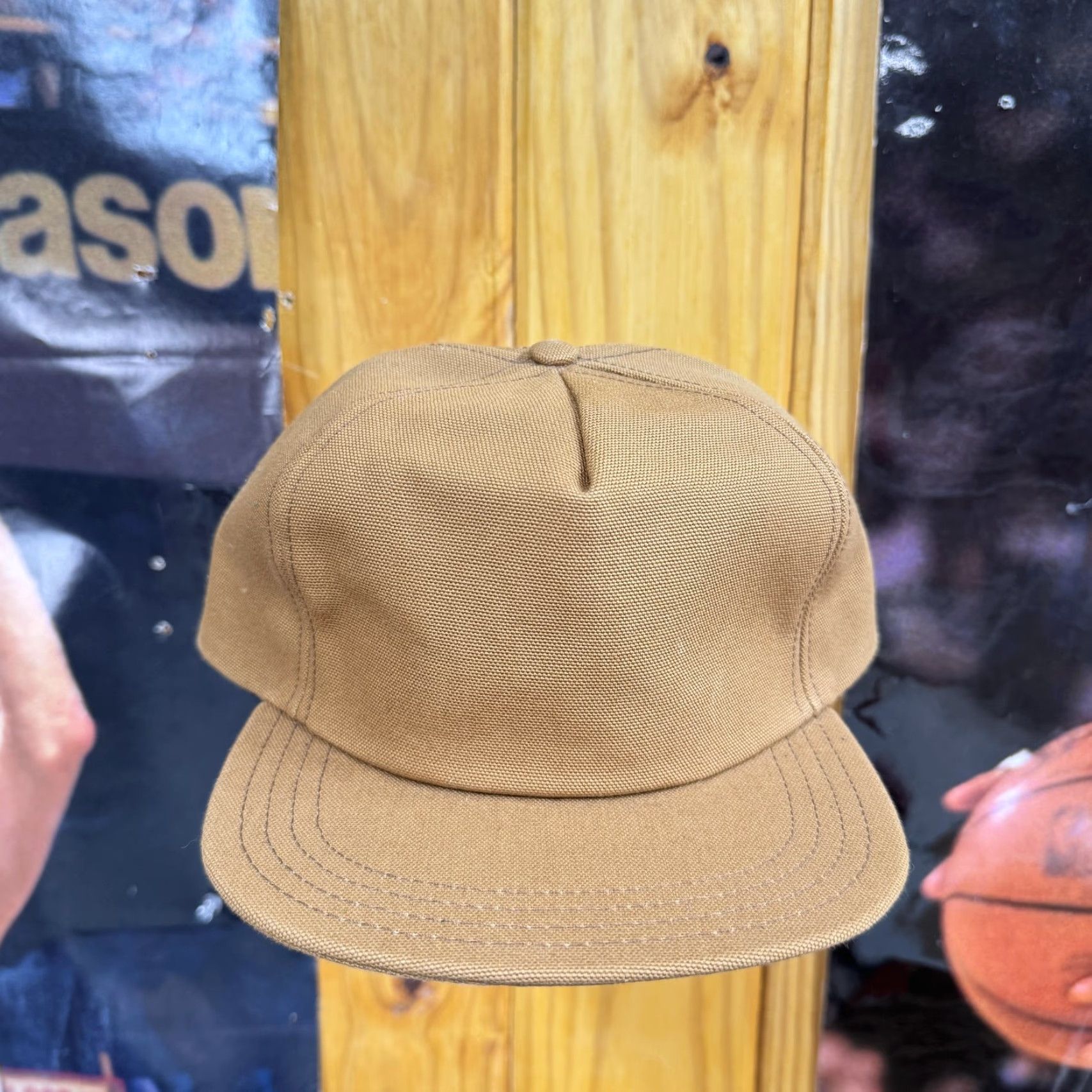 Vintage VINTAGE Clarkfield Outdoors Hat Cap Snap Back Brown Duck Canvas Workwear Made USA Mens Size ONE SIZE - 2 Thumbnail