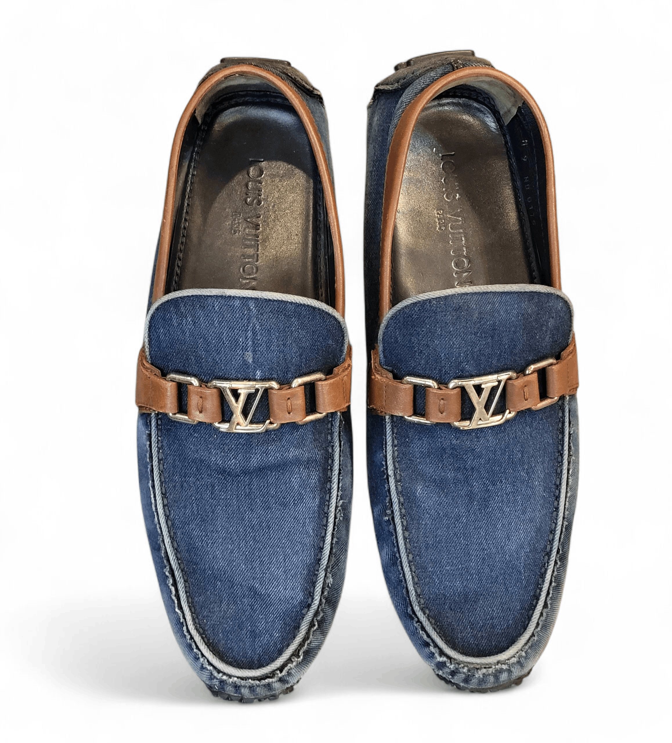 Louis Vuitton Louis Vuitton Hockenheim Denim Moccasin Loafer Size US 9 / EU 42 - 1 Thumbnail