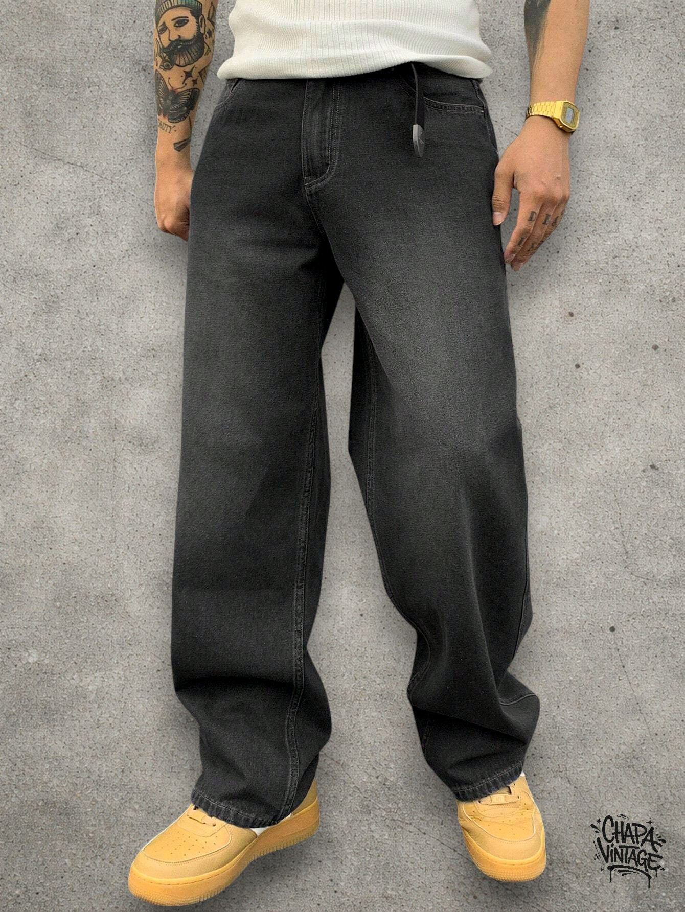Vintage Washed gray jeans Size US 32 / EU 48 - 4 Thumbnail