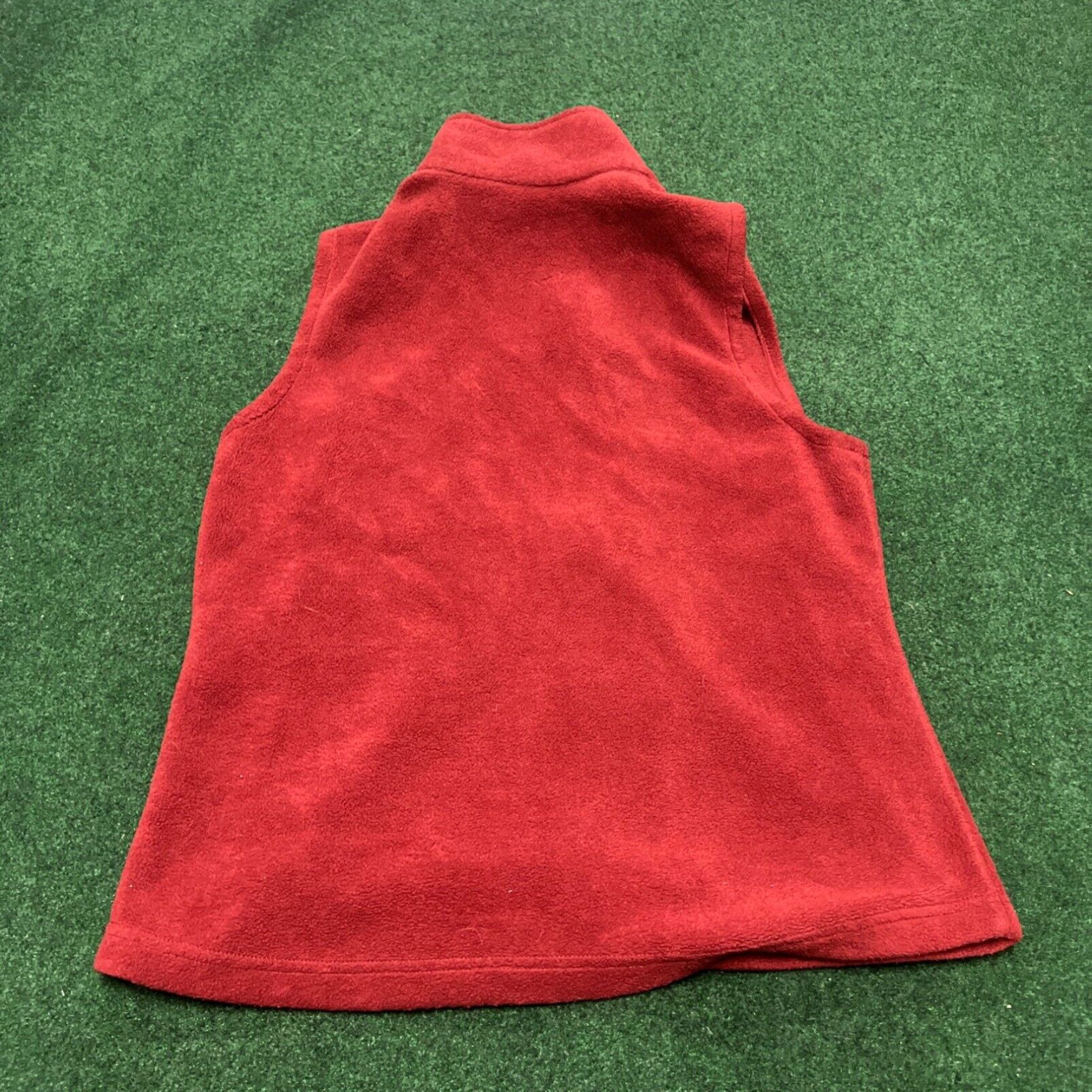 Vintage Columbia Vest Womens Medium Red Outdoor Full Zip Fleece Casual Sleeveless Ladies Size M / US 6-8 / IT 42-44 - 8 Thumbnail