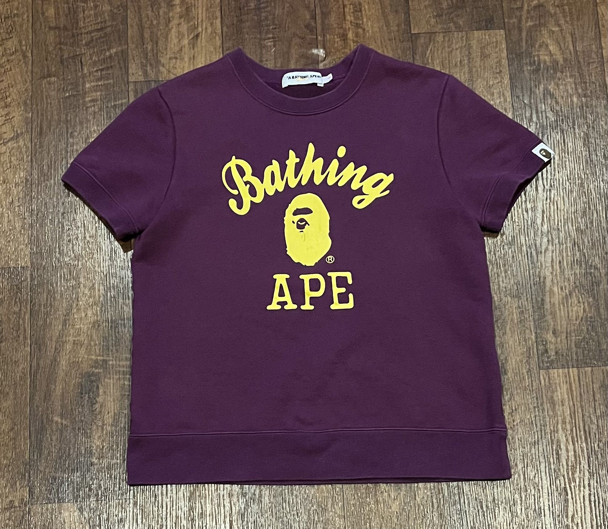 Bape crew neck pullover sweatshirt
