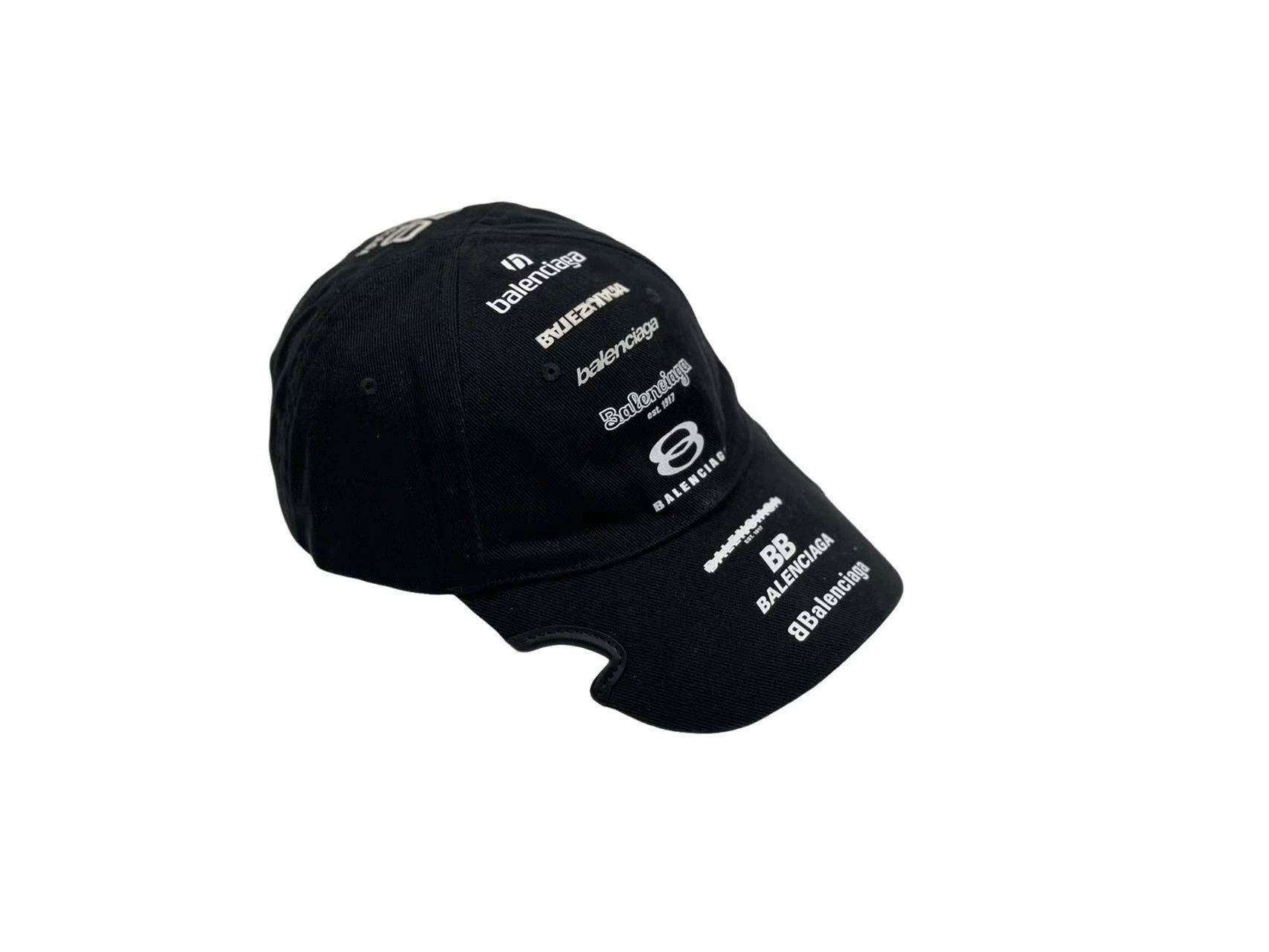 Balenciaga Balenciaga Screaming Logo Curved Brim Baseball Cap Size ONE SIZE - 2 Thumbnail