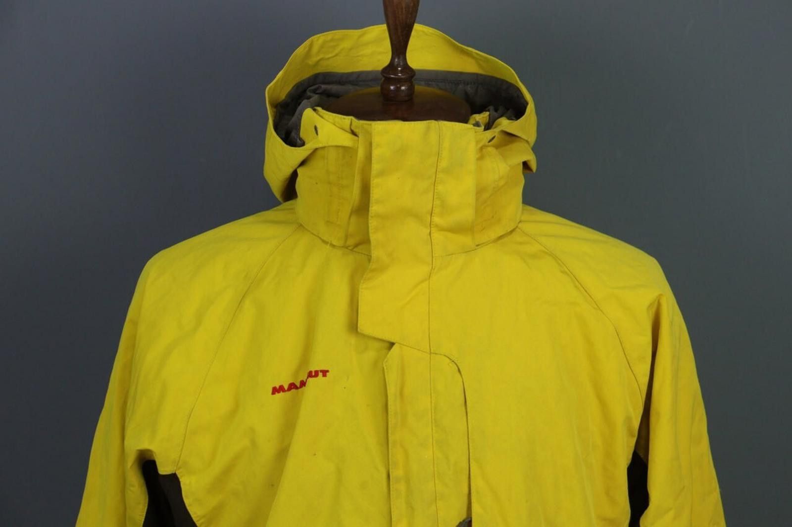 Mammut Mammut Vintage Yellow Gore-Tex Waterproof Windbreaker Jacket Size US M / EU 48-50 / 2 - 2 Thumbnail