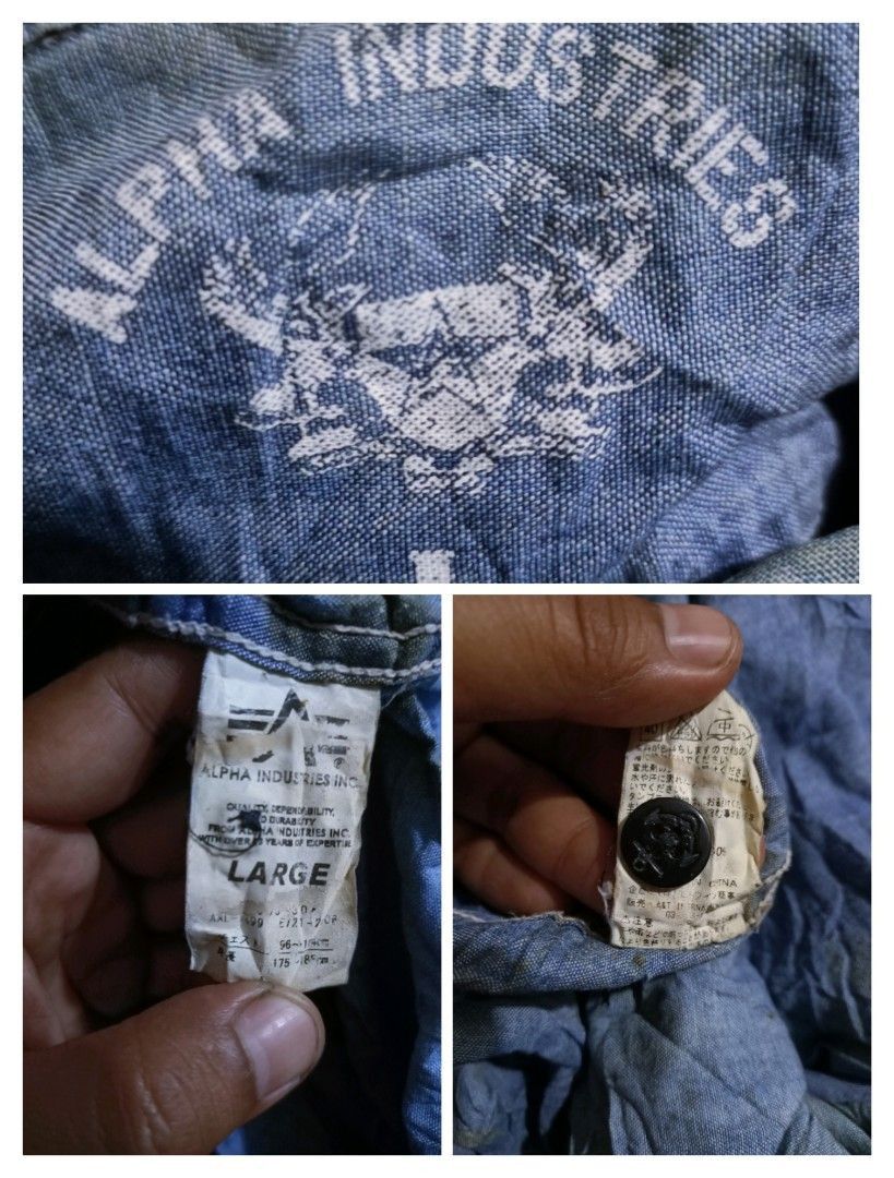 Alpha Industries Alpha industries chambray us naval Size US L / EU 52-54 / 3 - 8 Thumbnail