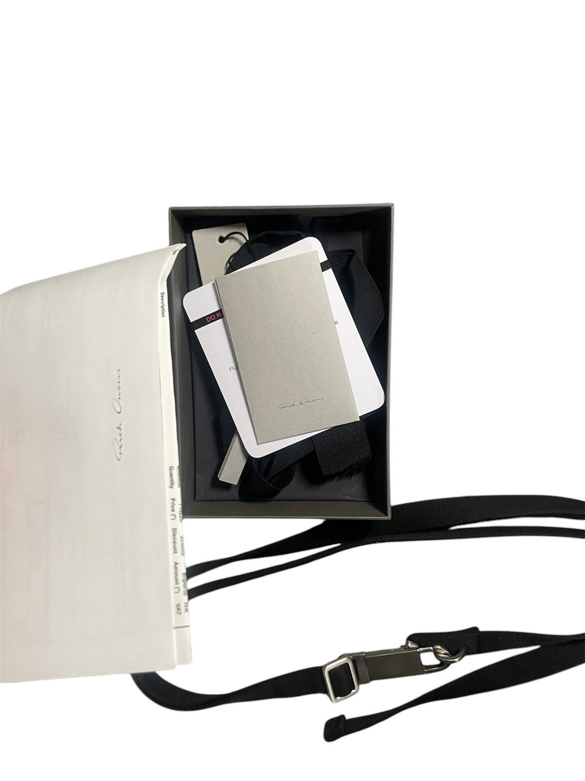 Rick Owens Rick Owens mainline 2021 Lido Disco canvas belt in black Size ONE SIZE - 5 Thumbnail