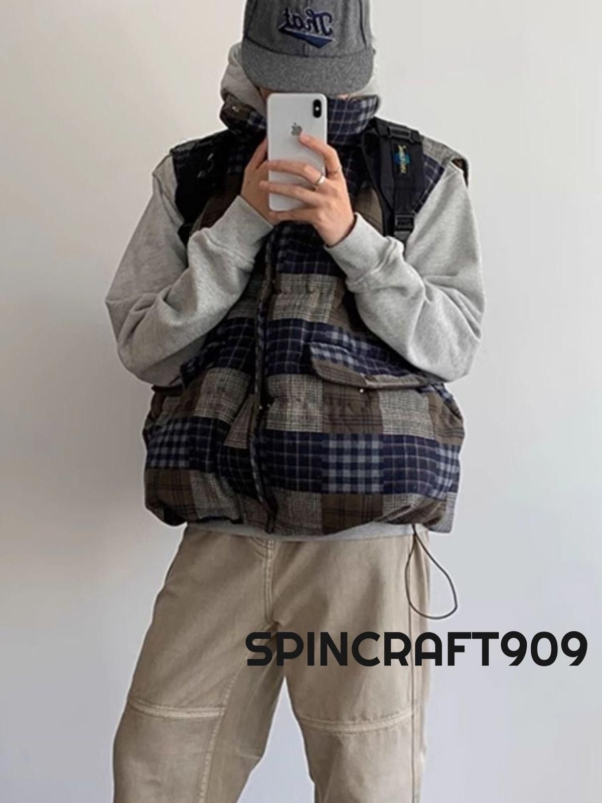 Japanese Brand Plaid Full Zip Vest Size US M / EU 48-50 / 2 - 1 Thumbnail