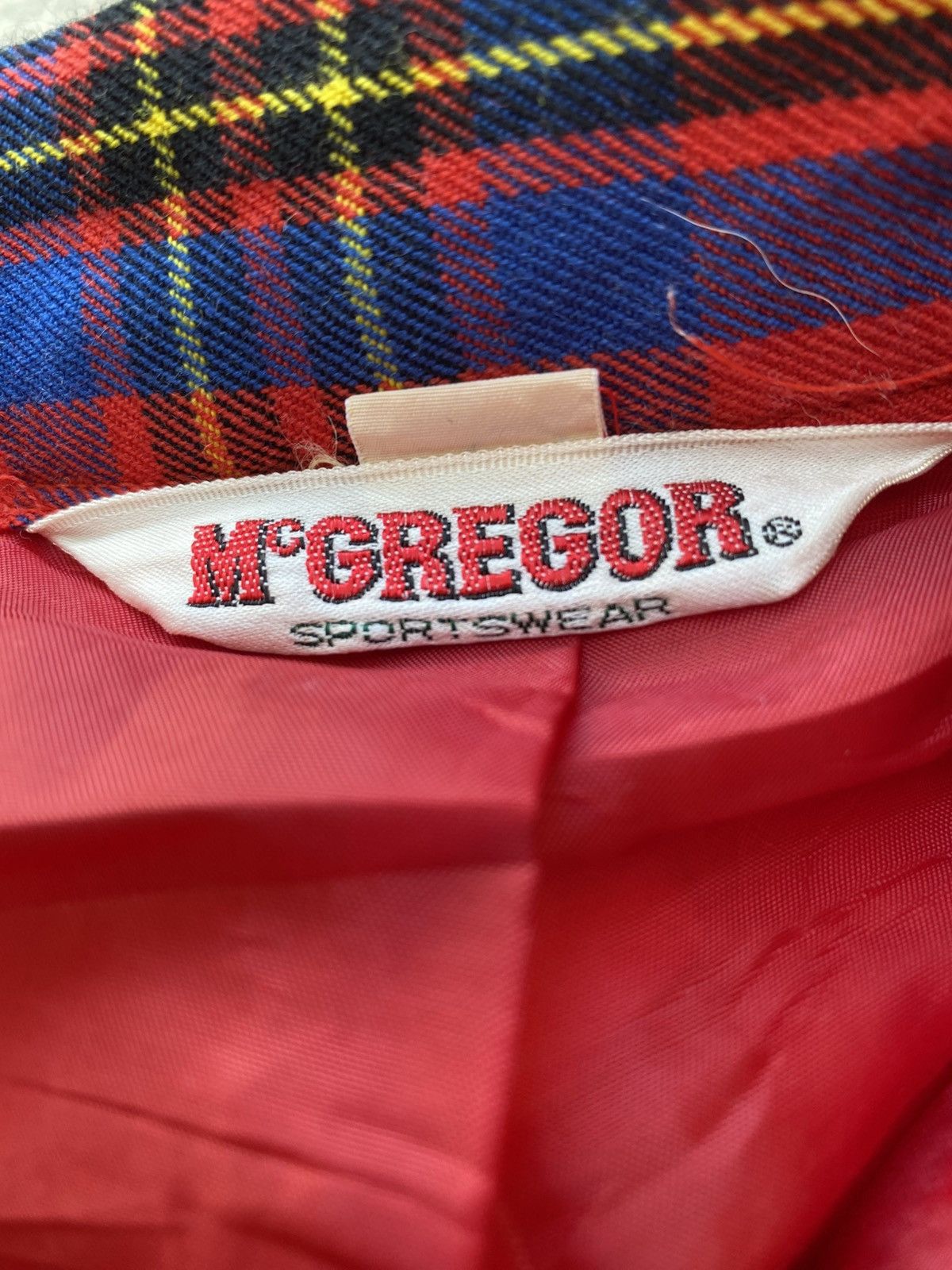 Flannel × McGregor × Vintage McGregor Sportwear Vintage Plaid Pants Size 25" / US 0 / IT 36 - 4 Thumbnail