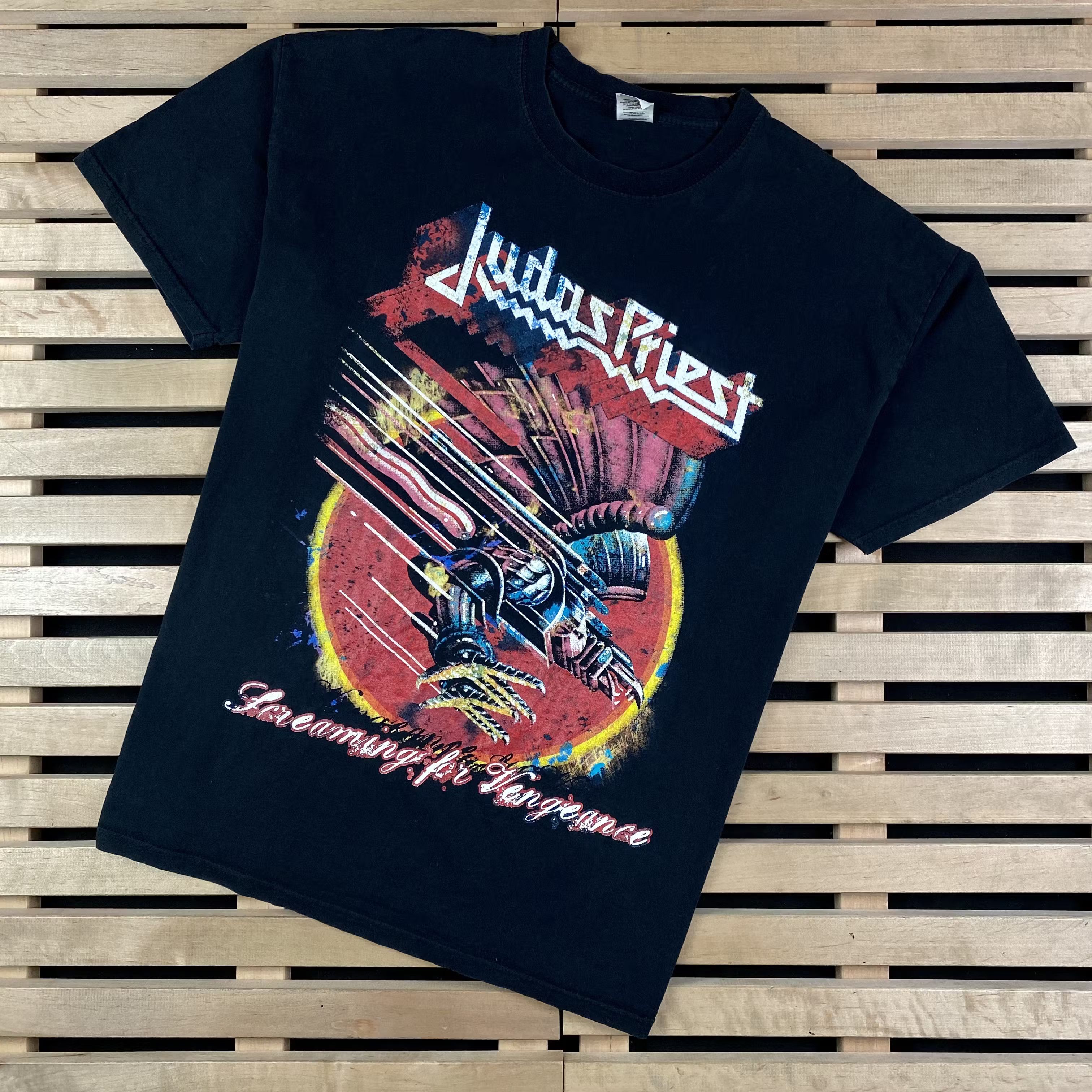 Judas Priest Men’s Rock T-Shirt Judas Priest Vintage 00’s Size XXL Size US XXL / EU 58 / 5 - 1 Thumbnail
