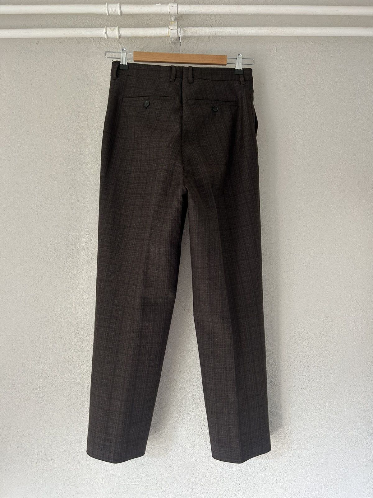 Marni Marni Brown Checked Wool Trousers – Size 48 Size US 32 / EU 48 - 5 Thumbnail