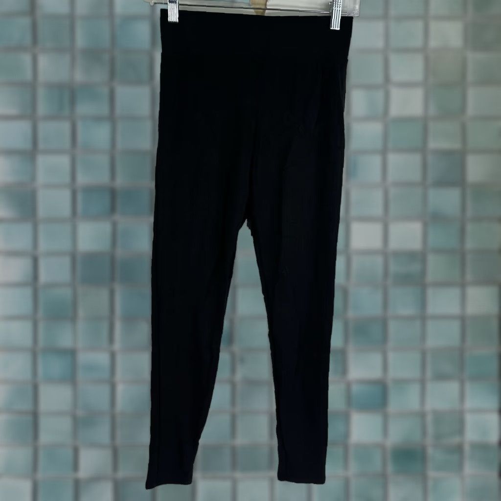 Vintage A New Day Seamless Leggings Womens Size S Black High-Rise Athleisure 30" Inseam Size 28" / US 6 / IT 42 - 1 Thumbnail