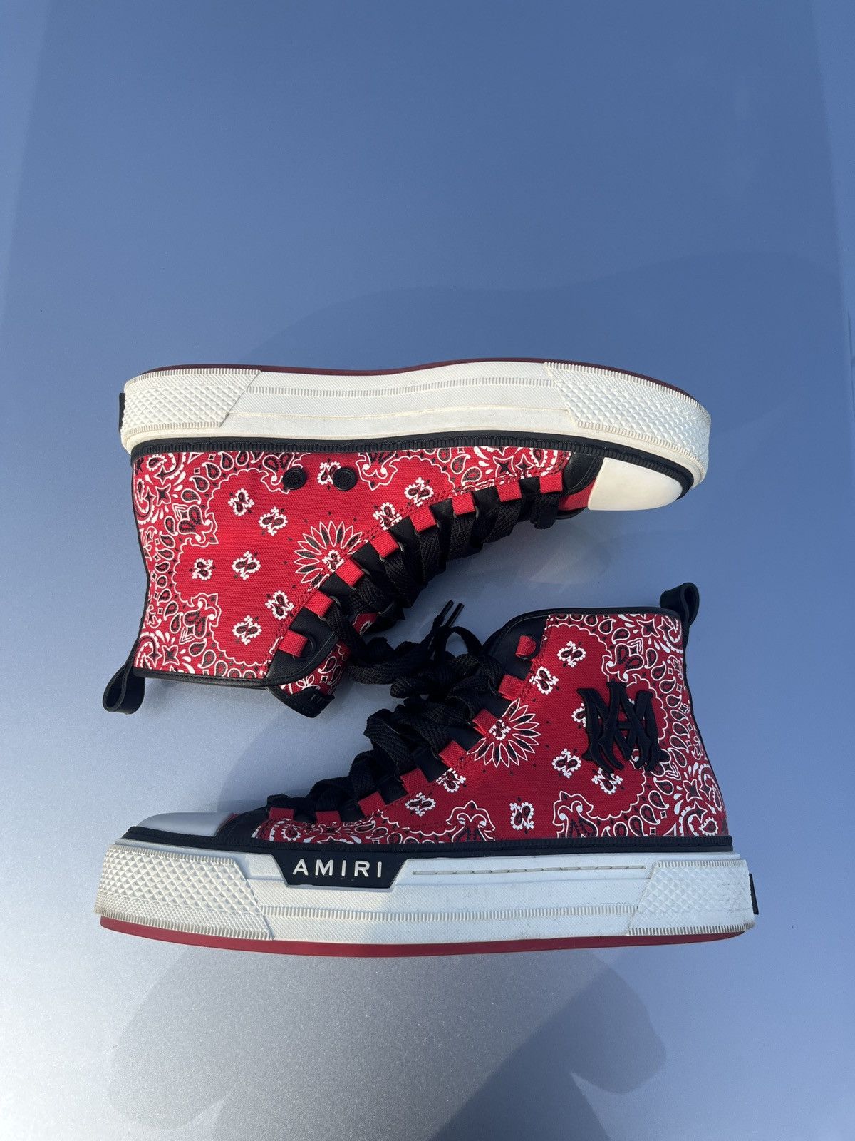 Amiri Bandanna MA Court Sneakers Size US 11 / EU 44 - 6 Thumbnail