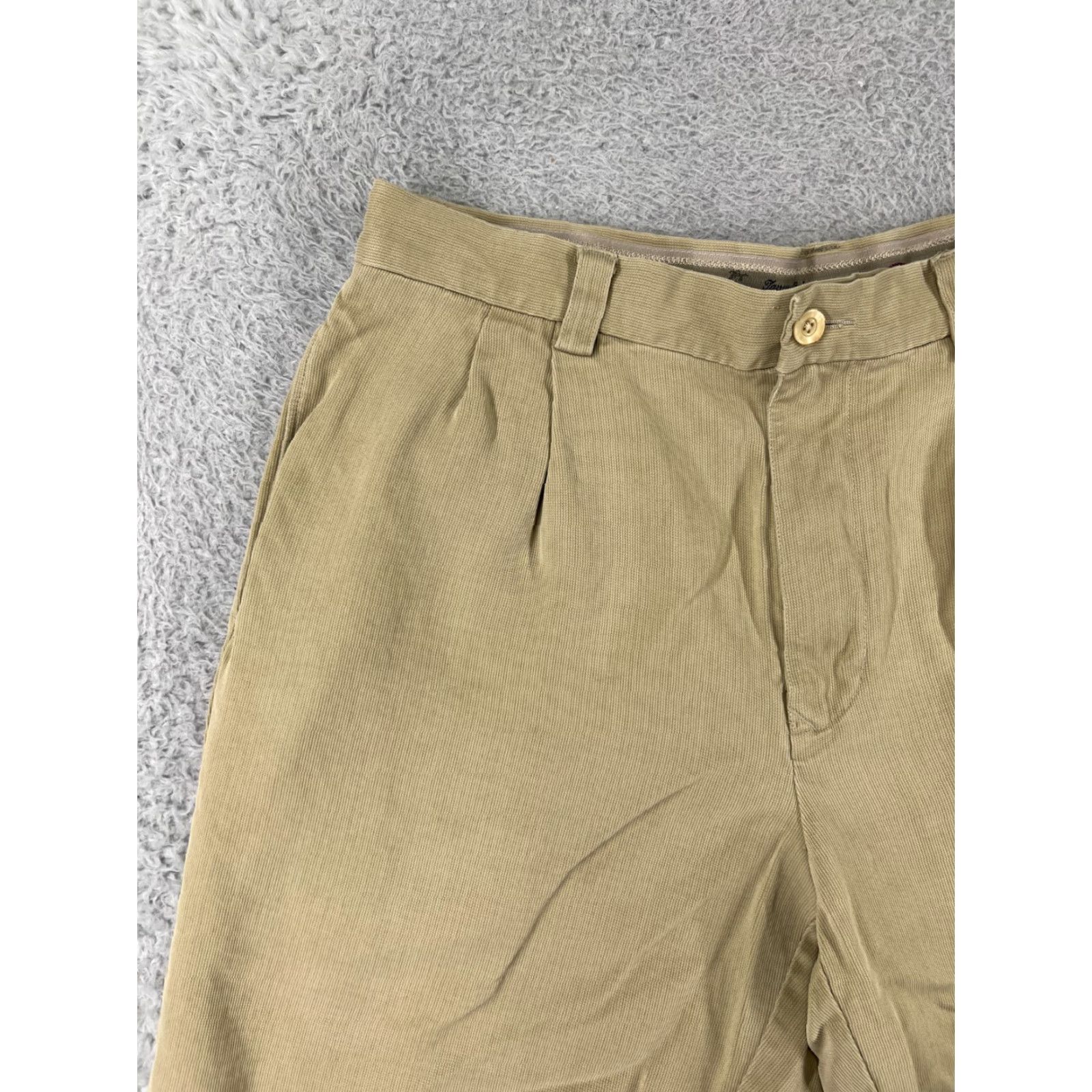Tommy Bahama Tommy Bahama Shorts Men 32 Beige Silk Pleated RELAX Beach Vacation Resort Golf Size US 32 / EU 48 - 7 Thumbnail