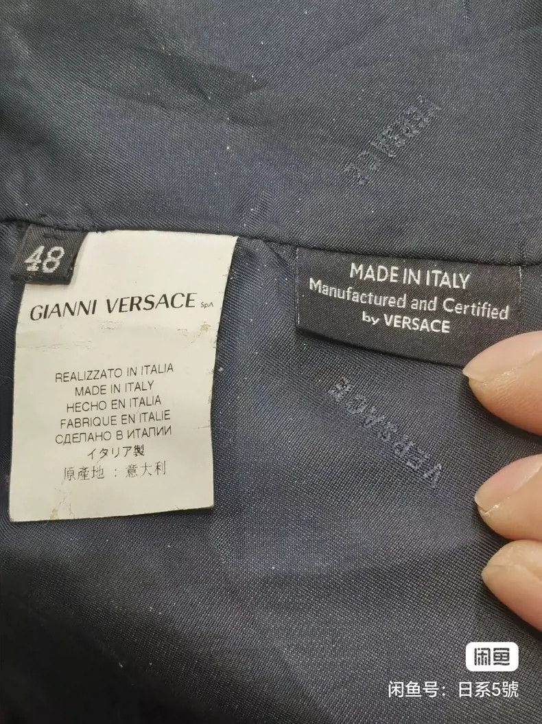 Versace Versace Napa lambskin cropped jacket Size US M / EU 48-50 / 2 - 6 Thumbnail