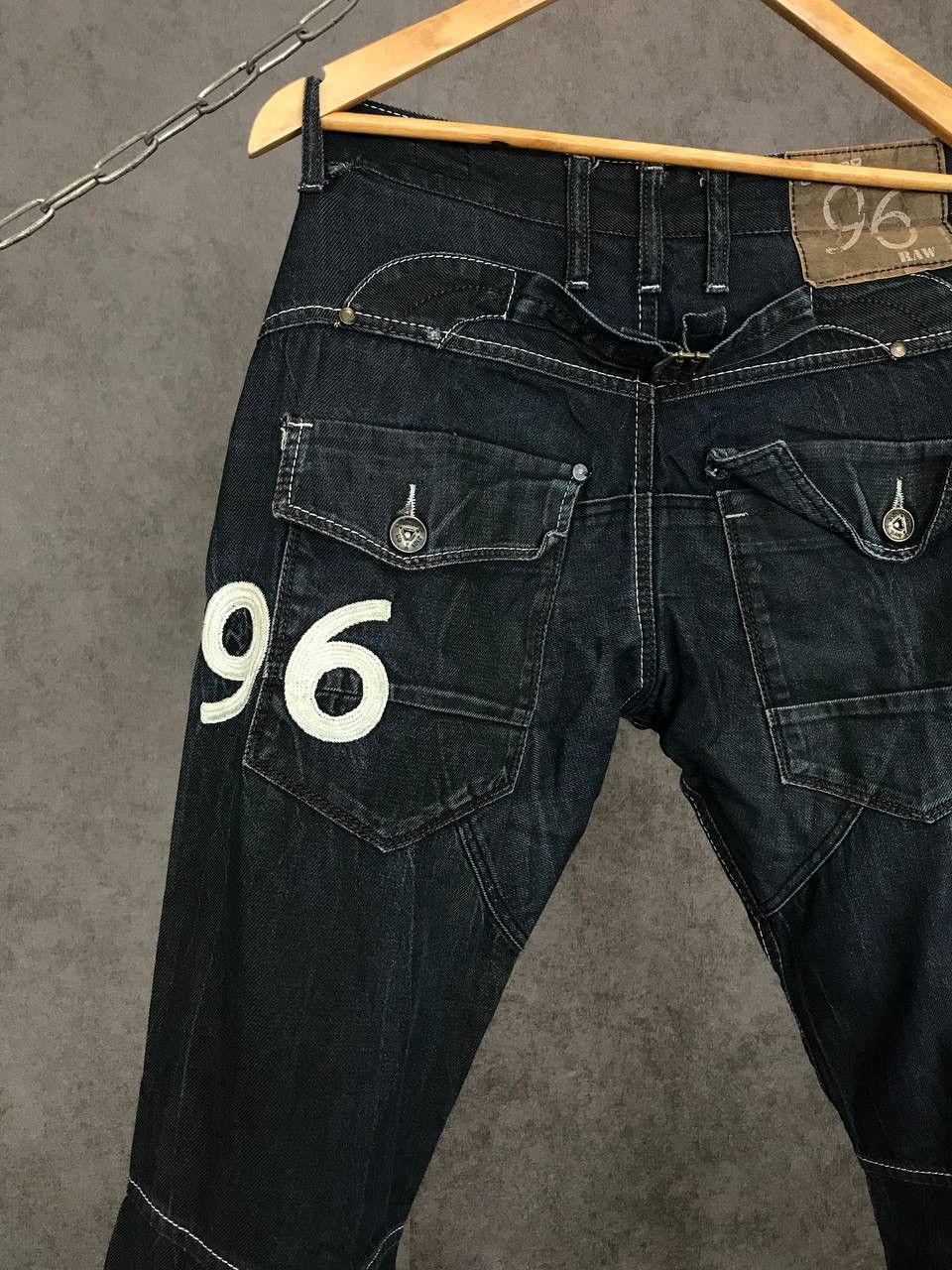 G-Star G Star Raw biker vintage jeans Size US 30 / EU 46 - 8 Thumbnail