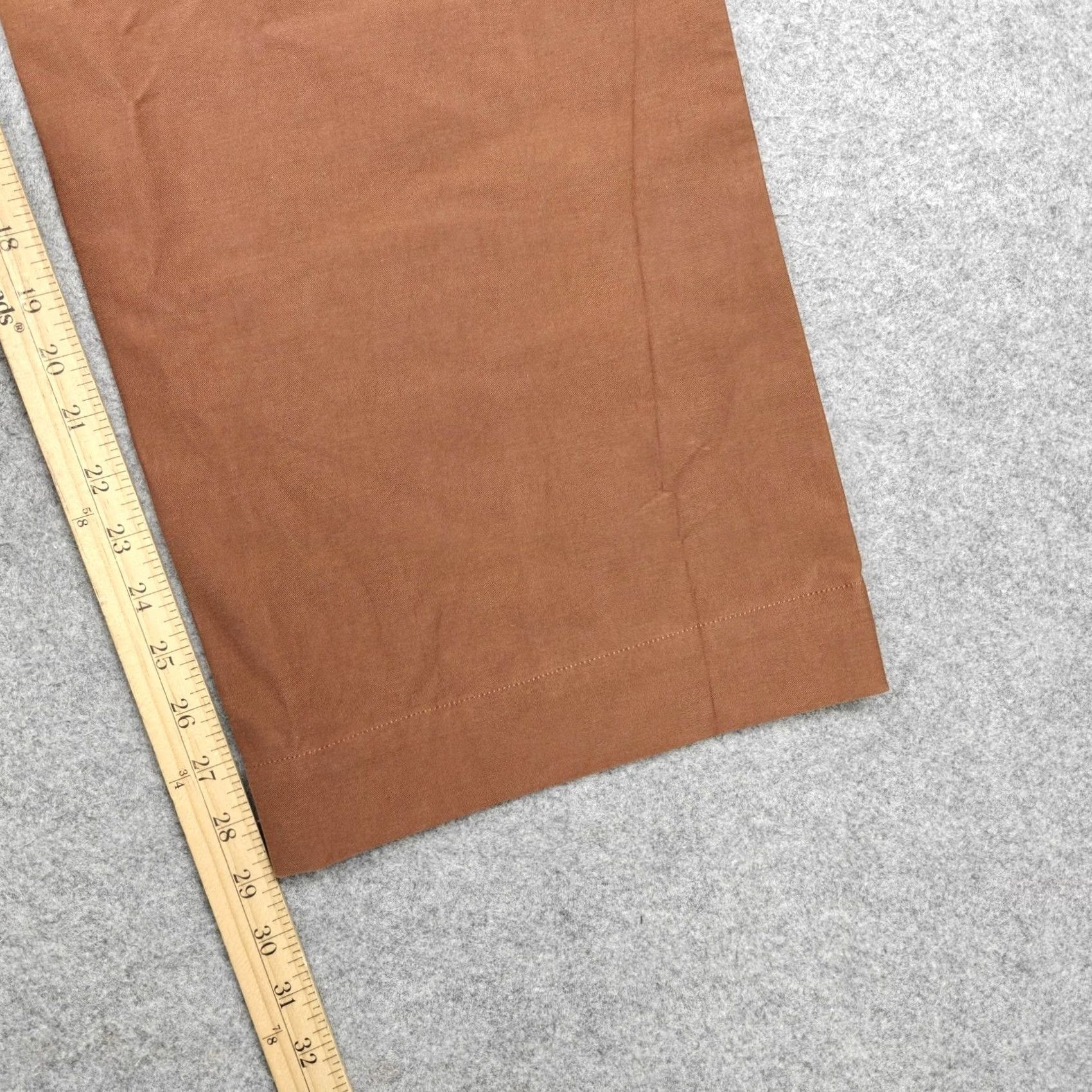 Lululemon Lululemon Pants Womens 29 Brown Relaxed Fit Canvas Wide Leg Chino 5 Pocket Size 29" - 7 Thumbnail