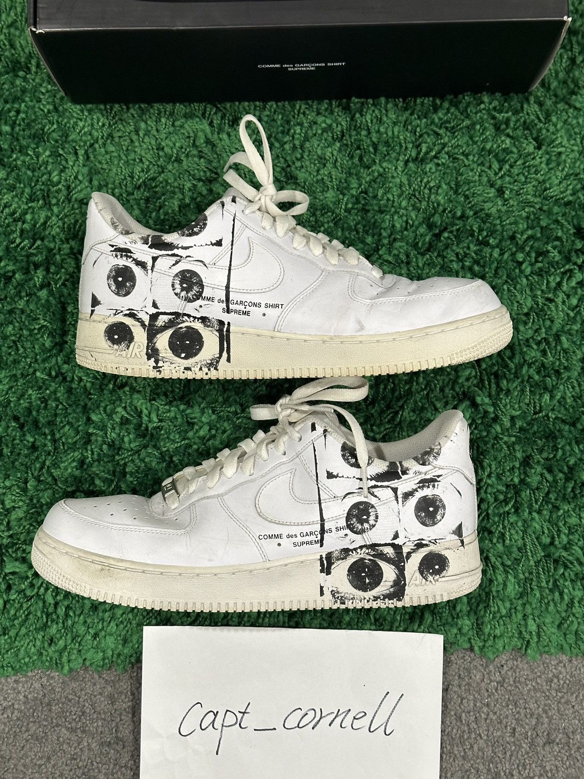 Nike af1 x supreme x comme des garcons best sale