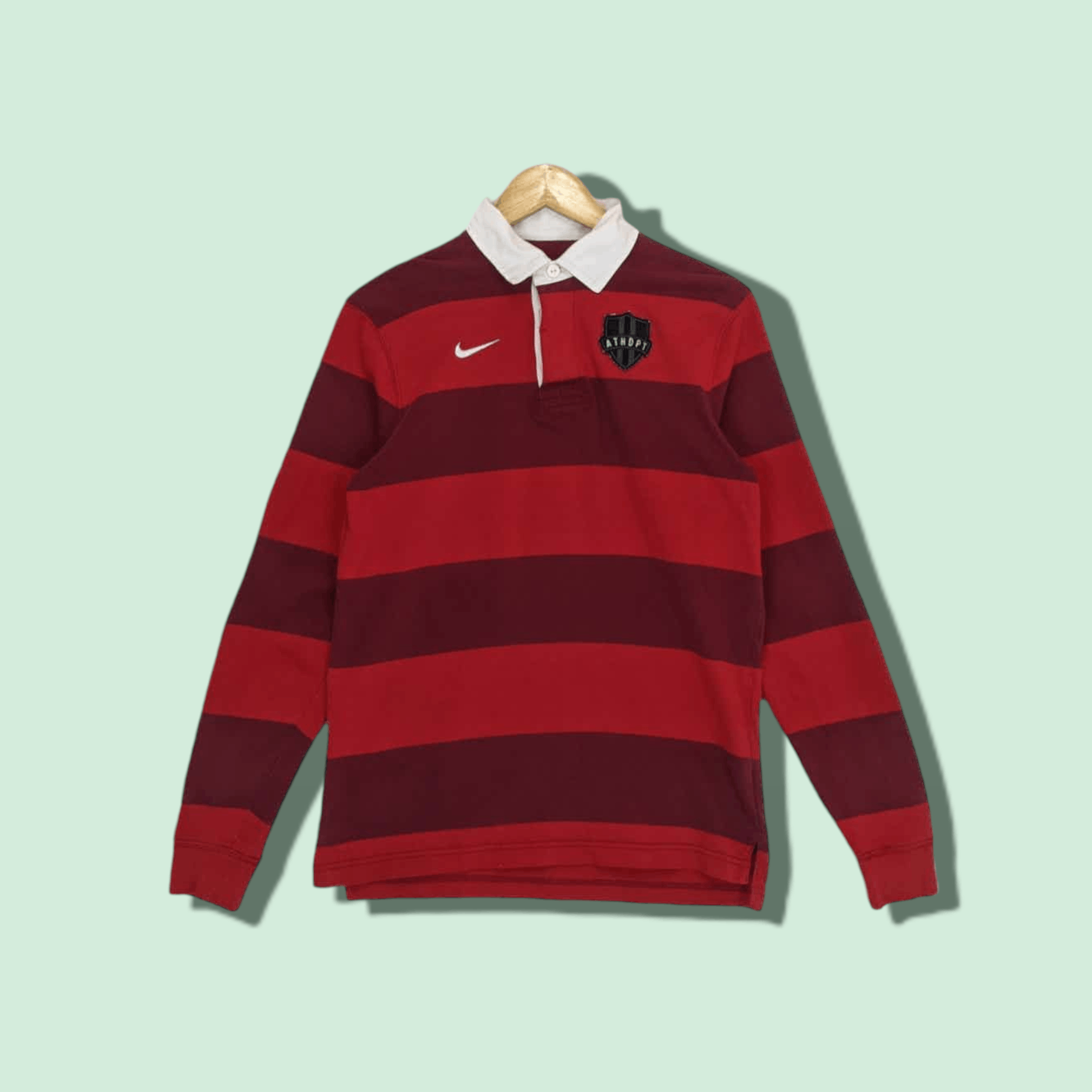 Nike Vintage 2000 s NIKE Striped Polo Jumper Sweatshirt Grailed