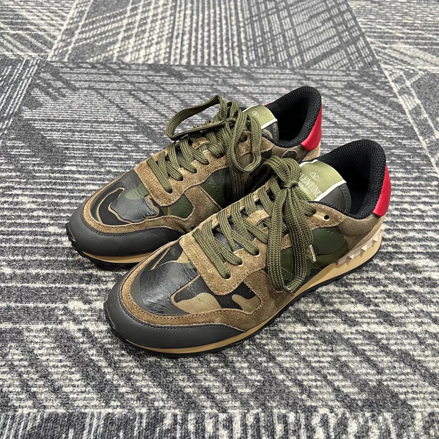 Valentino Valentino Camouflage Casual Sneakers Size 38 Size US 5 / EU 37 - 1 Thumbnail