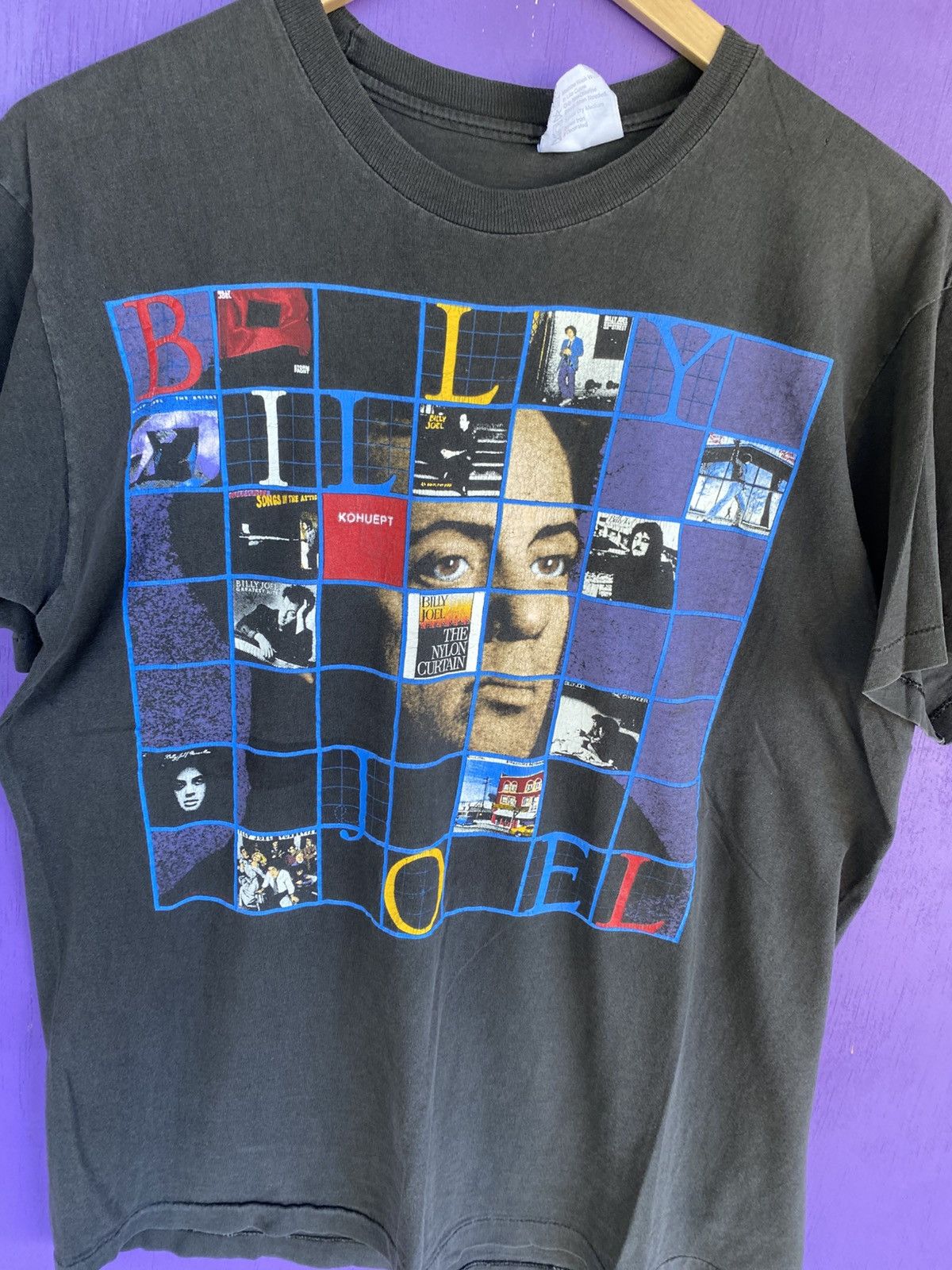 Band Tees Vintage 89/90 Billy Joel storm front tour tee Size US L / EU 52-54 / 3 - 3 Thumbnail