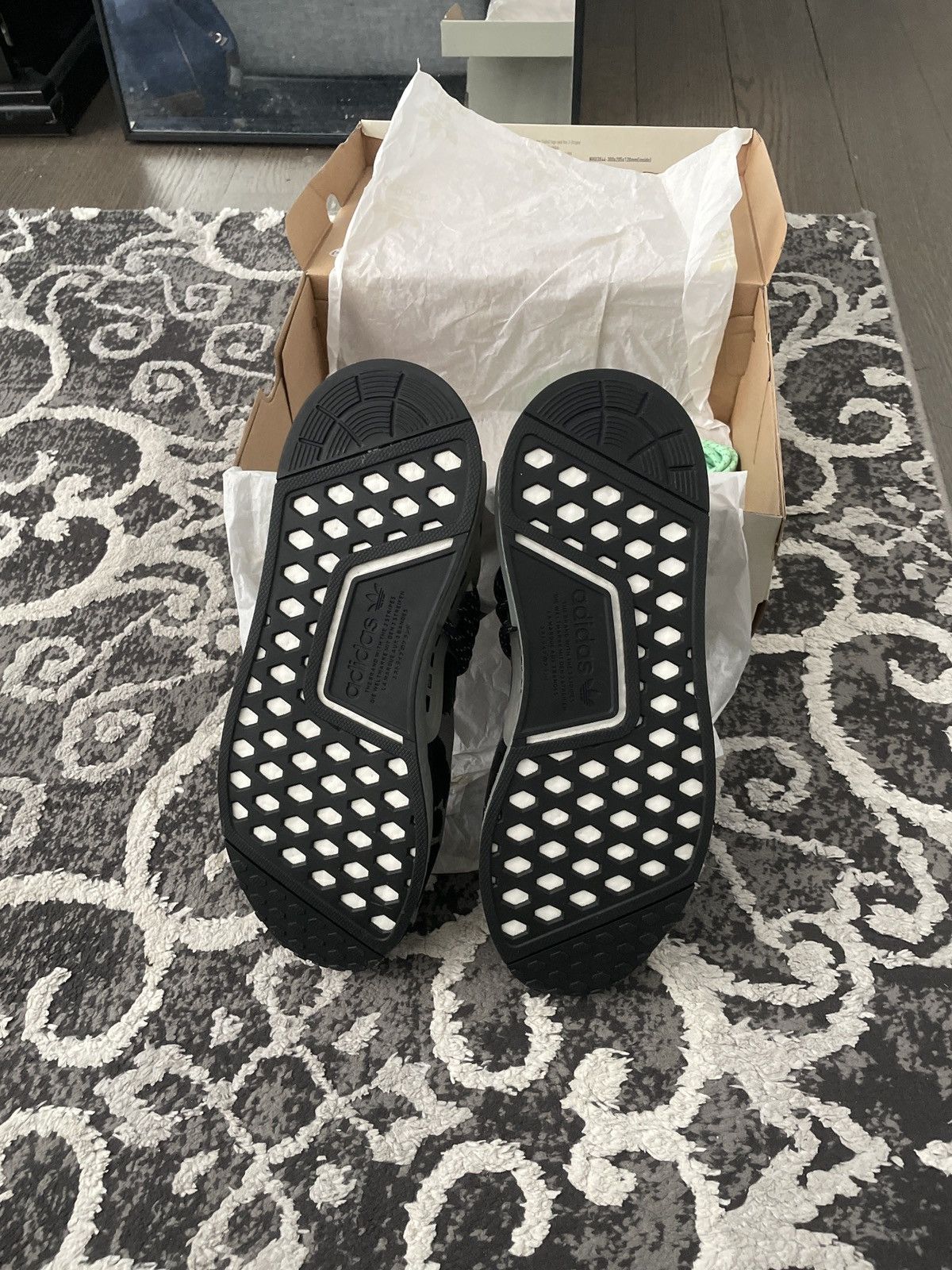 Humanrace Adidas NMD Hu Animal Print Ash Grey Size US 9 / EU 42 - 8 Thumbnail