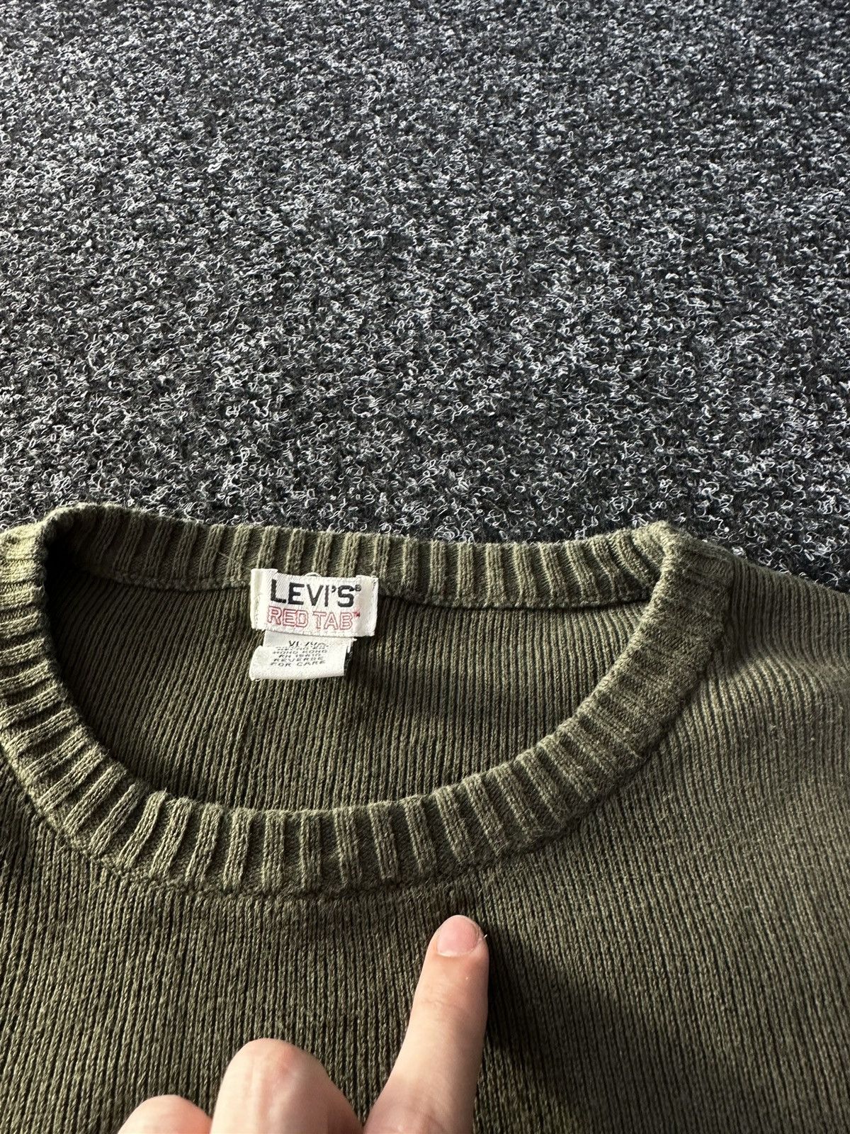 Levi's 🚨AVANT-GARDE RED TAB Levi’s Vintage Knit Sweater y2k dstrs Size US XL / EU 56 / 4 - 8 Thumbnail