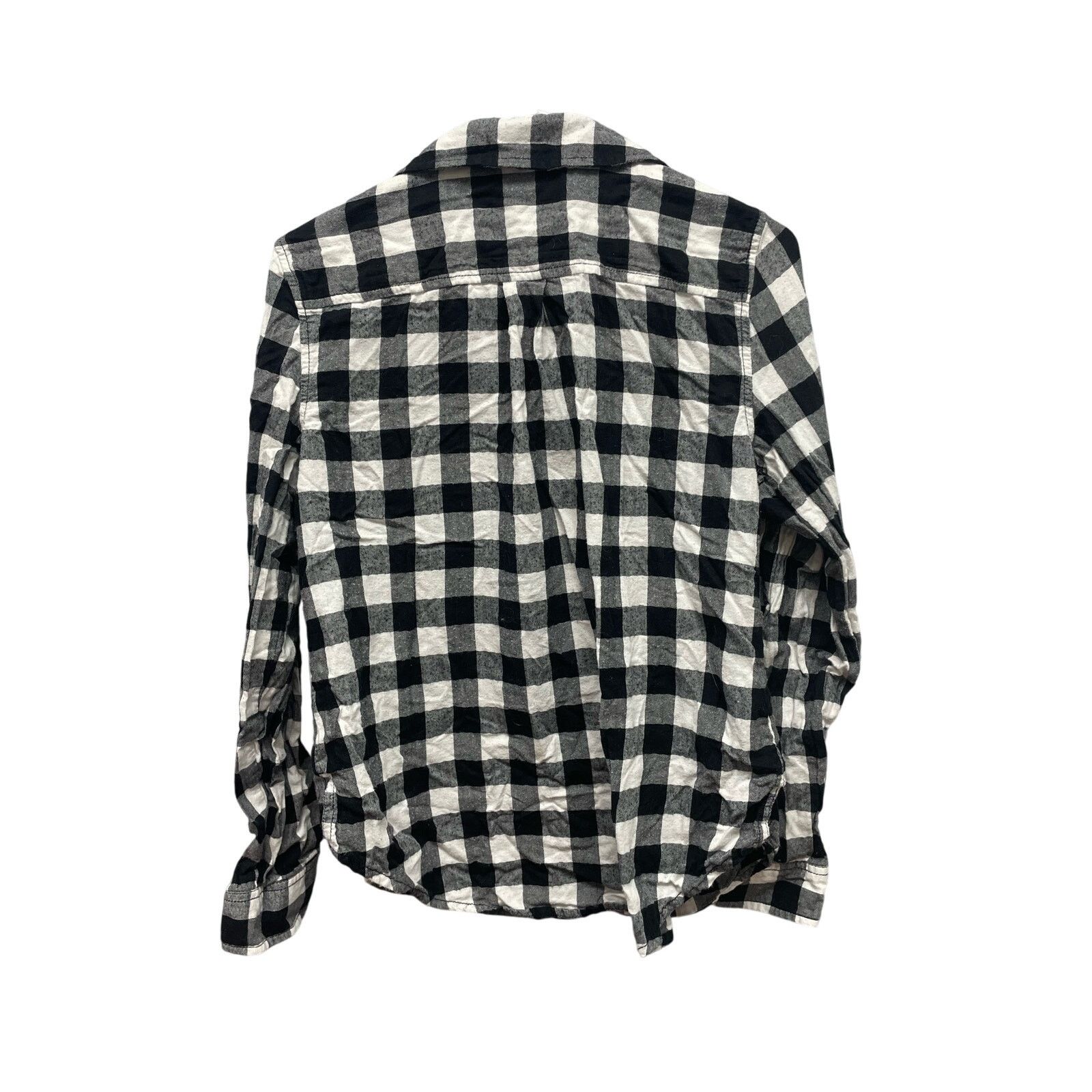 St. Johns Bay St John's Bay Womens Medium Cotton Plaid Button Up Shirt Size M / US 6-8 / IT 42-44 - 3 Thumbnail