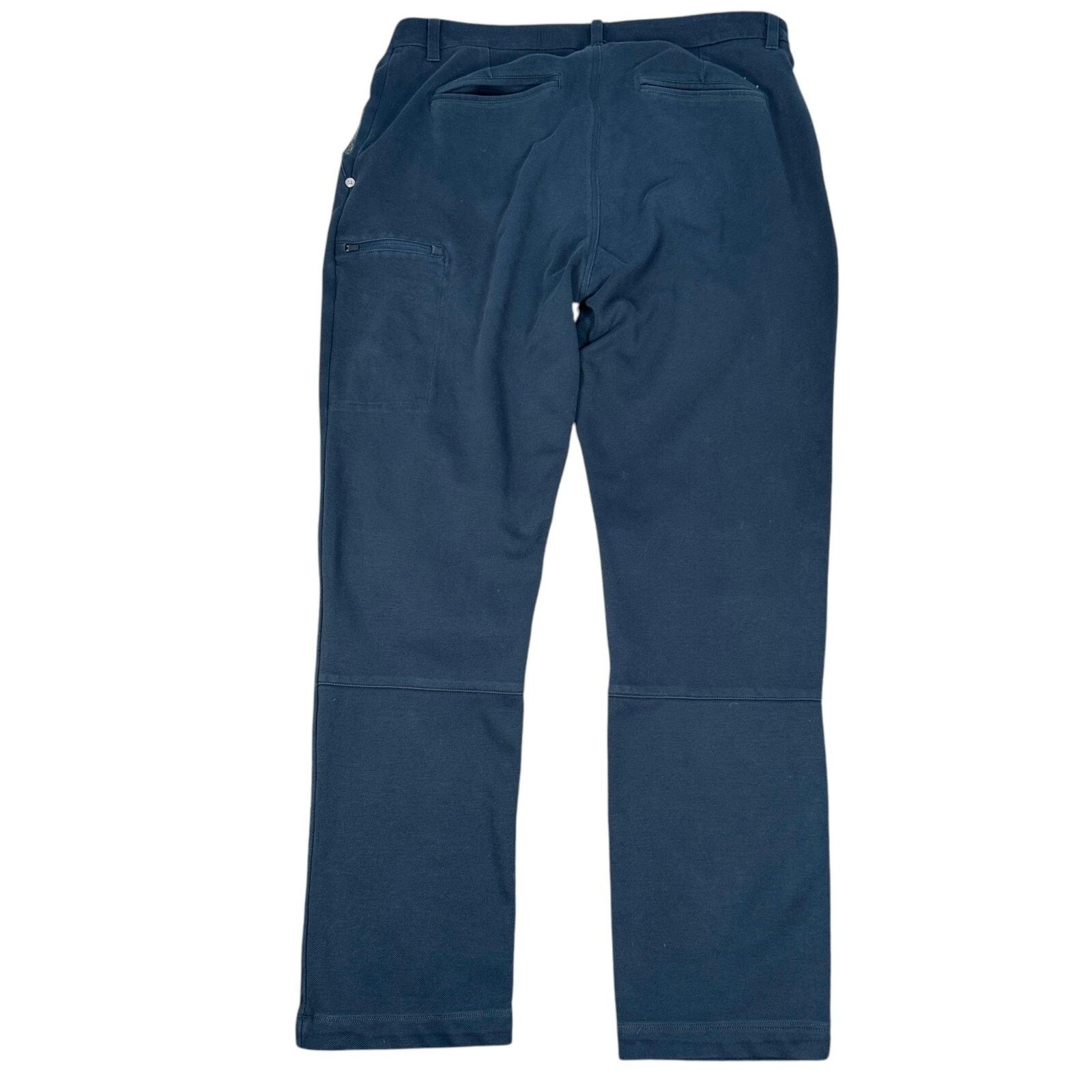 Vuori Vuori Cargo Trouser Pants 36 Navy Blue Pockets Straight Leg Size US 36 / EU 52 - 2 Thumbnail
