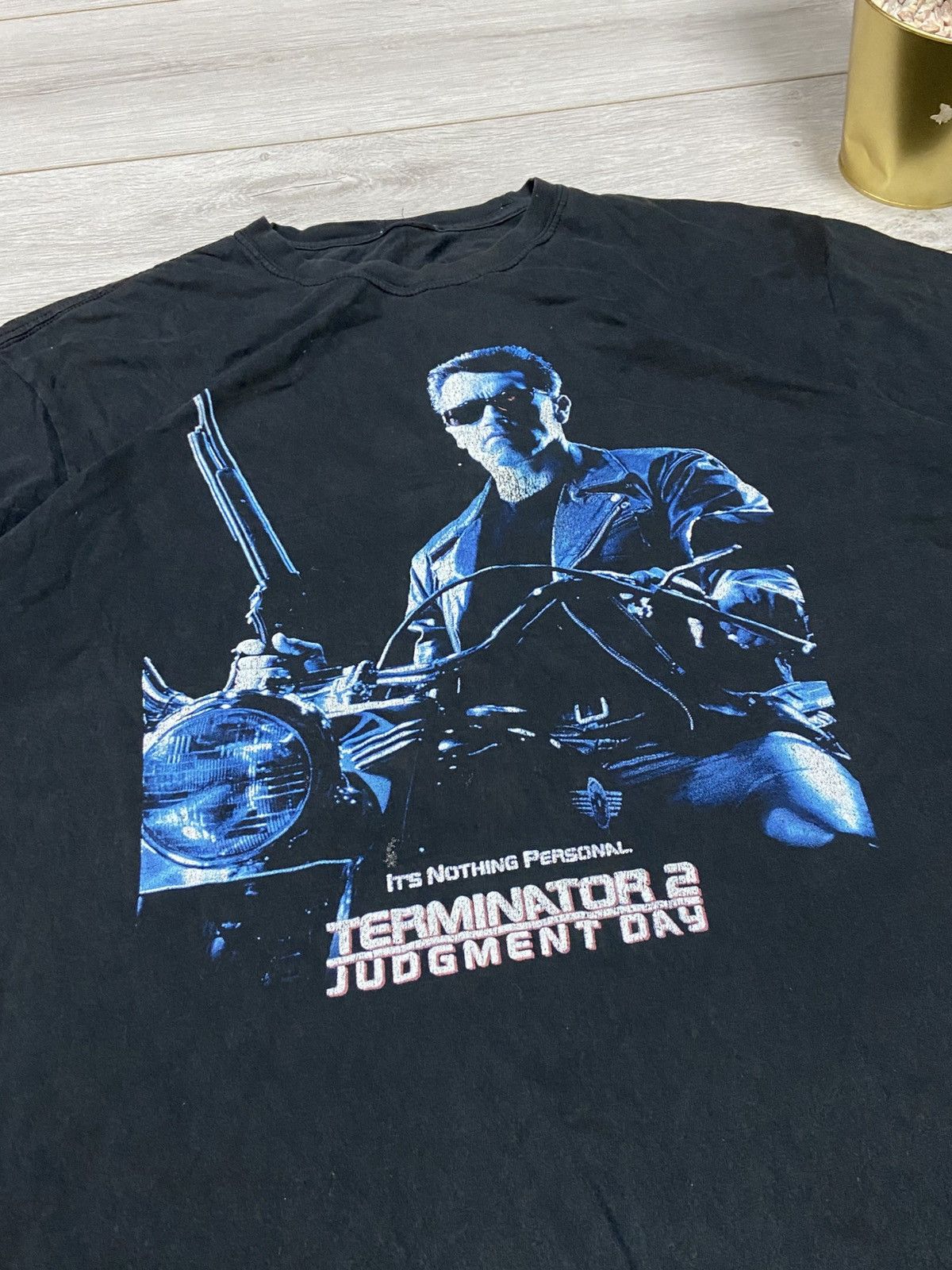 Vintage Vintage Terminator 2 T-shirt Judgment day Schwarzenegger Size US XL / EU 56 / 4 - 3 Thumbnail