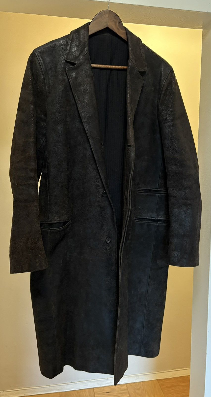 Carpe Diem BNWT GRAIL Horse Leather Long Coat Size US M / EU 48-50 / 2 - 8 Thumbnail