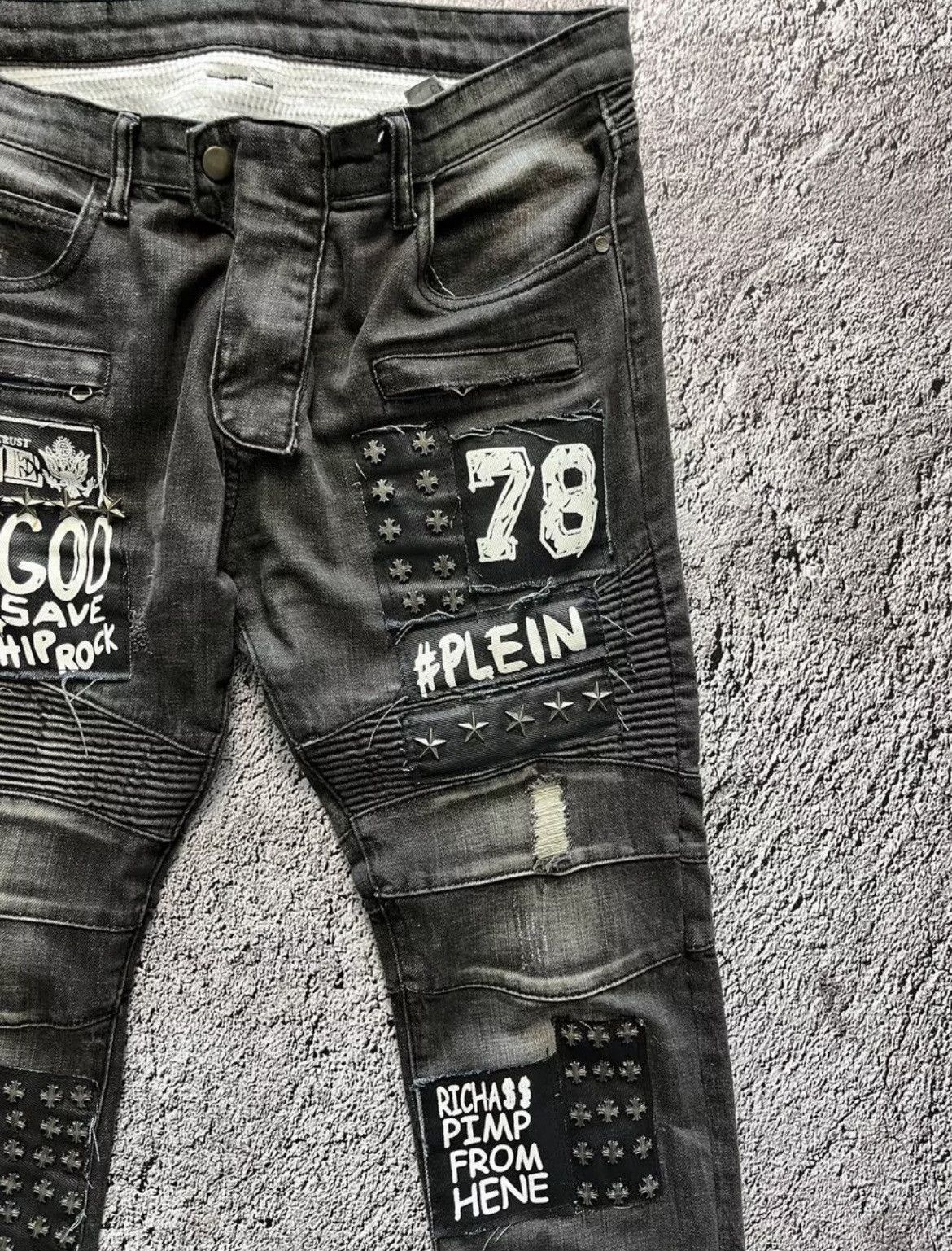 Japanese Brand Y2K Biepa Japan Japan Punk Metal Emo plain balmain style Size US 33 - 4 Thumbnail