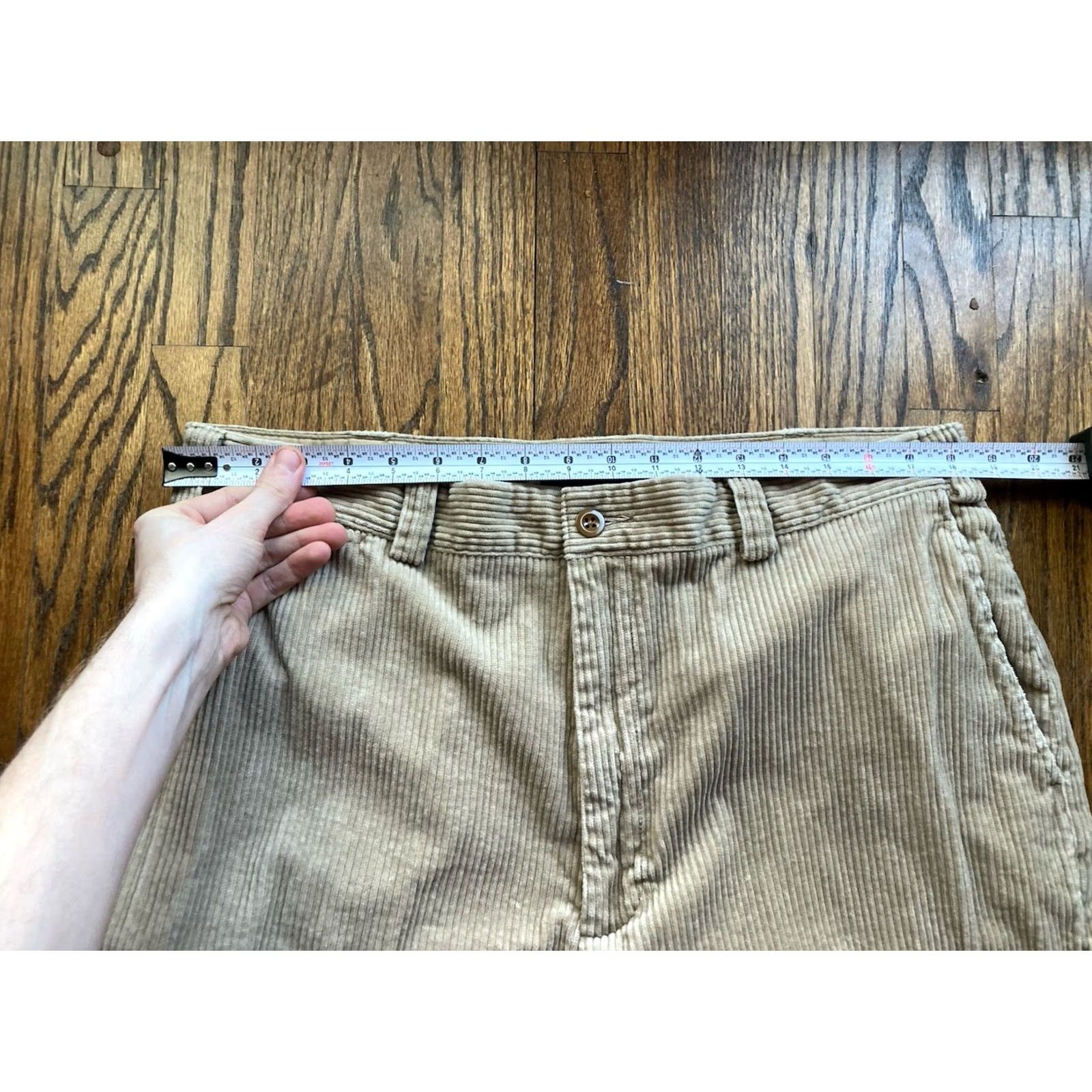 Abercrombie & Fitch VINTAGE Abercrombie & Fitch Pants Mens 36x30 Beige 90s Preppy Cords Size US 36 / EU 52 - 6 Thumbnail