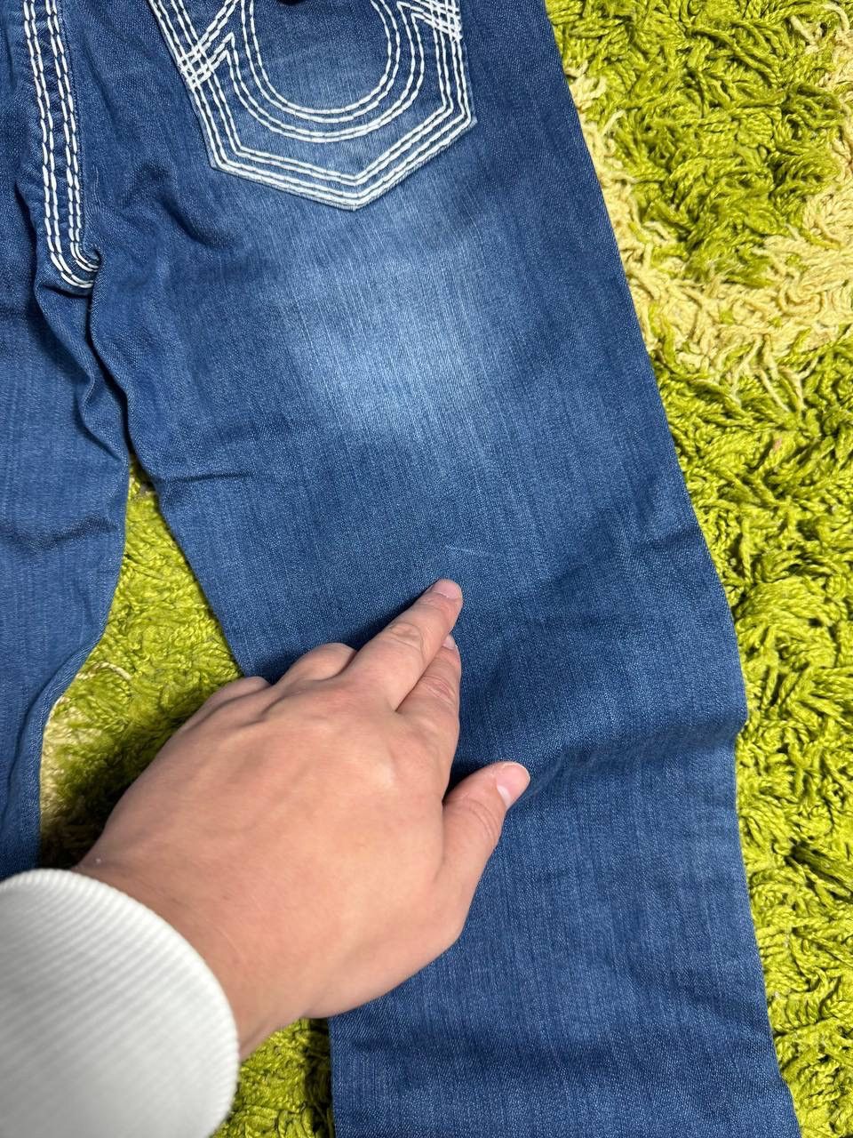 True Religion True Religion Womens Straight Leg Jeans Size 28x34 Size 28" / US 6 / IT 42 - 4 Thumbnail