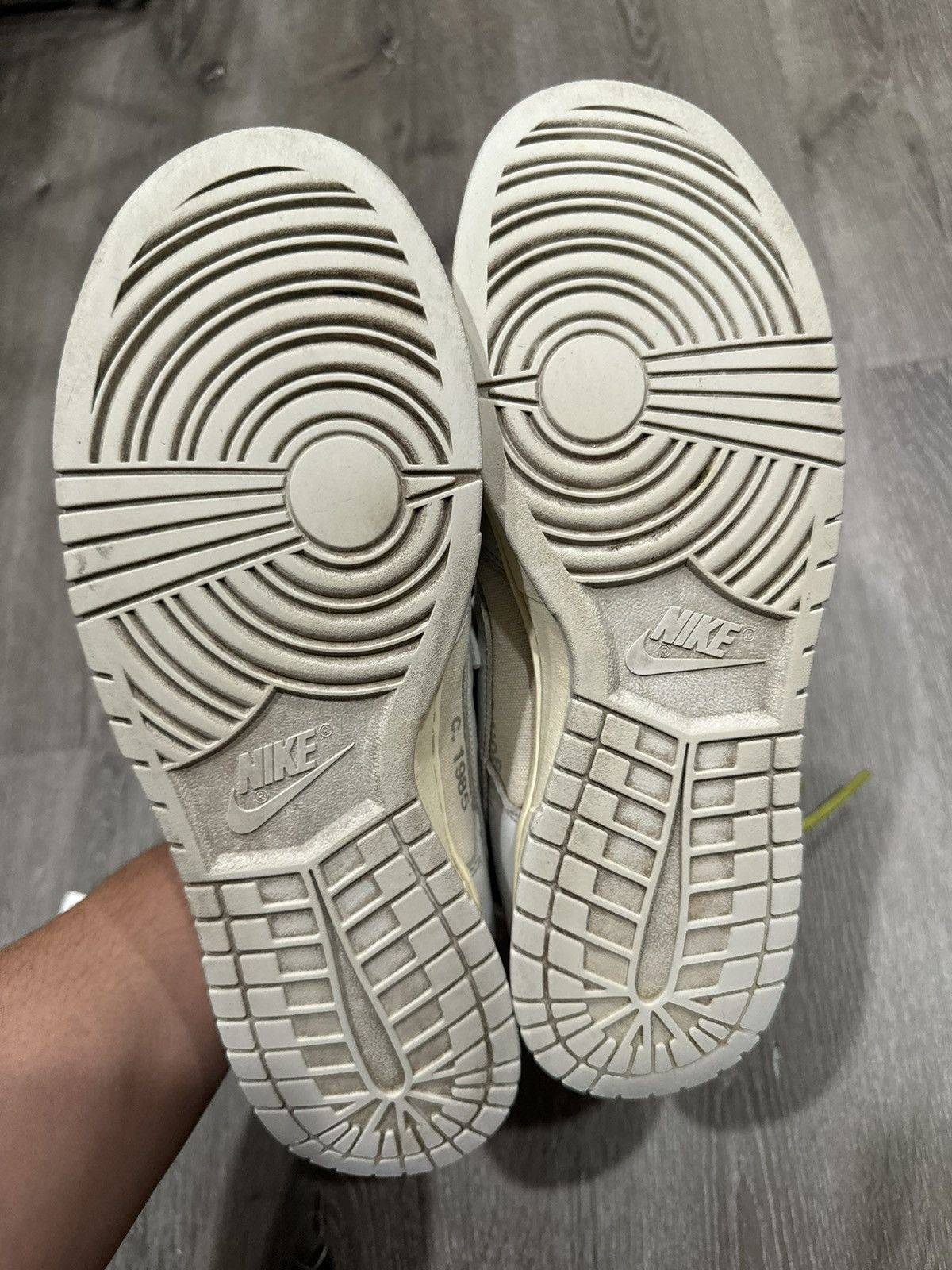 Nike × Off-White Nike Off-White x Dunk Low Lot 08 of 50 NB Size 10.5 Size US 10.5 / EU 43-44 - 2 Thumbnail