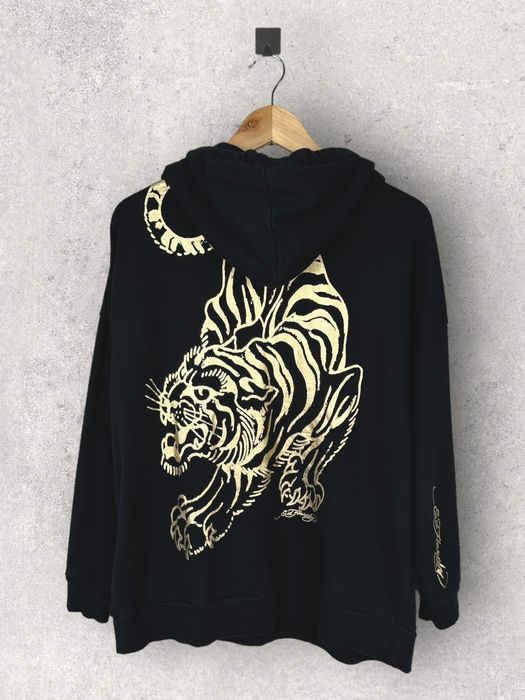 Ed hardy tiger sales hoodie