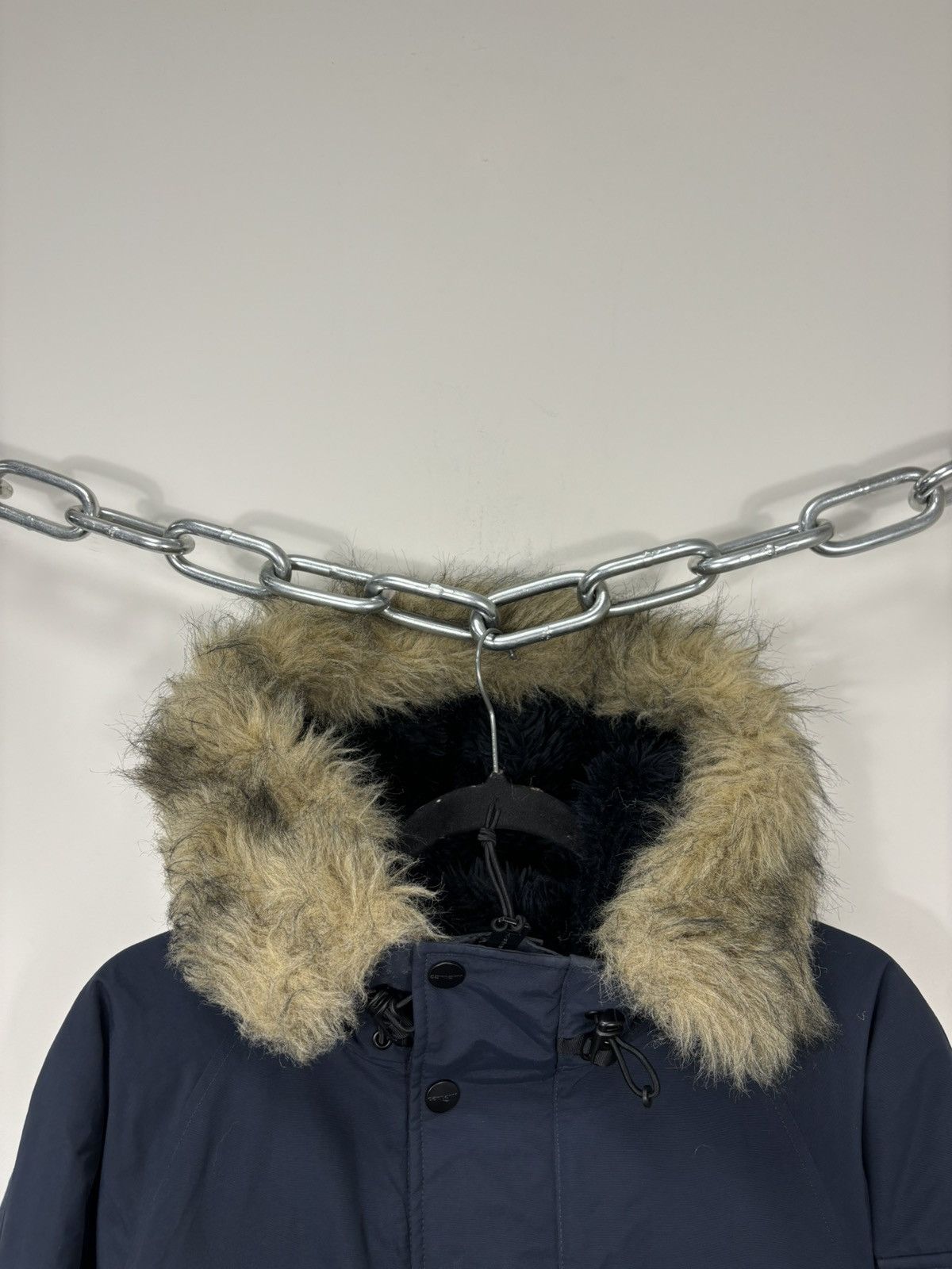 Carhartt Vintage Carhartt WIP Men’s Navy Fur Anchorage Parka Jacket Size US S / EU 44-46 / 1 - 6 Thumbnail