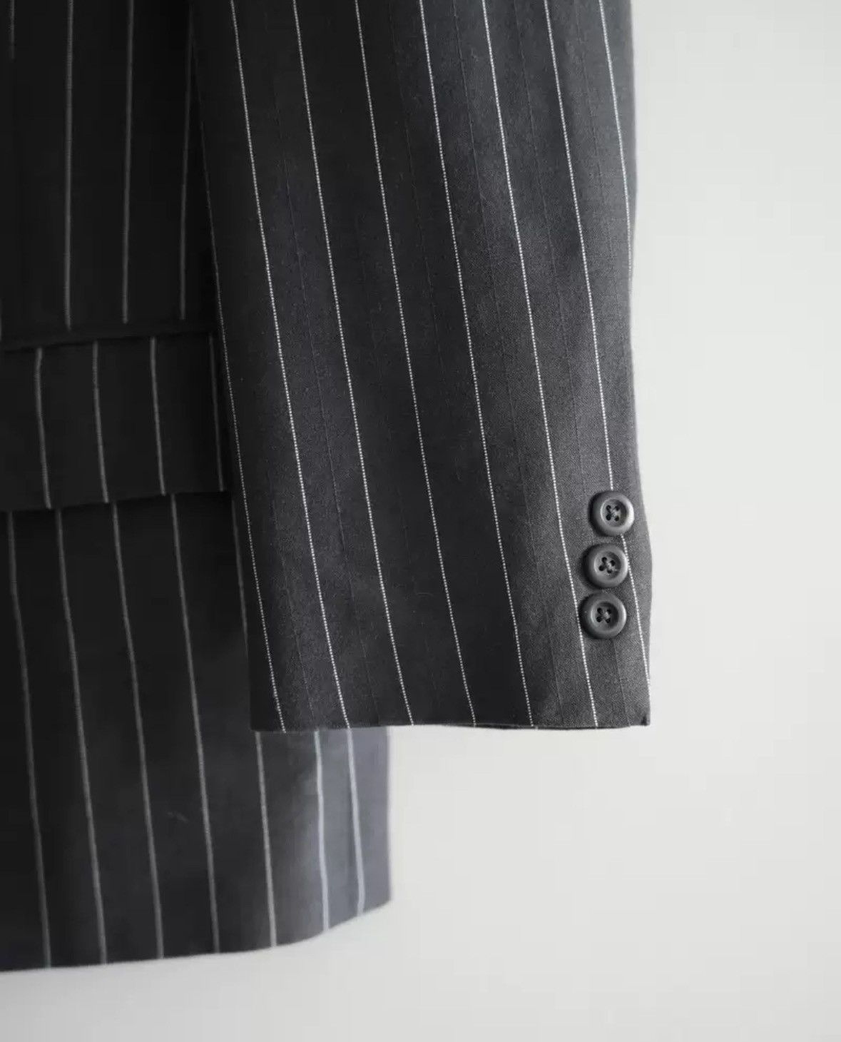 Yohji Yamamoto Yohji Yamamoto 93ss box striped suit 2412-Nextarrow Size US S / EU 44-46 / 1 - 5 Thumbnail