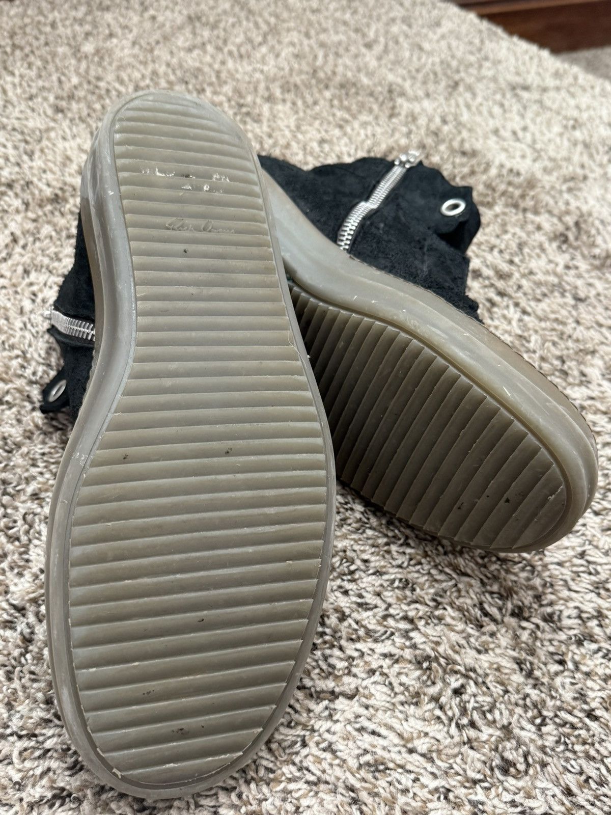 Rick Owens Rick Owens high tops Size US 11 / EU 44 - 7 Thumbnail