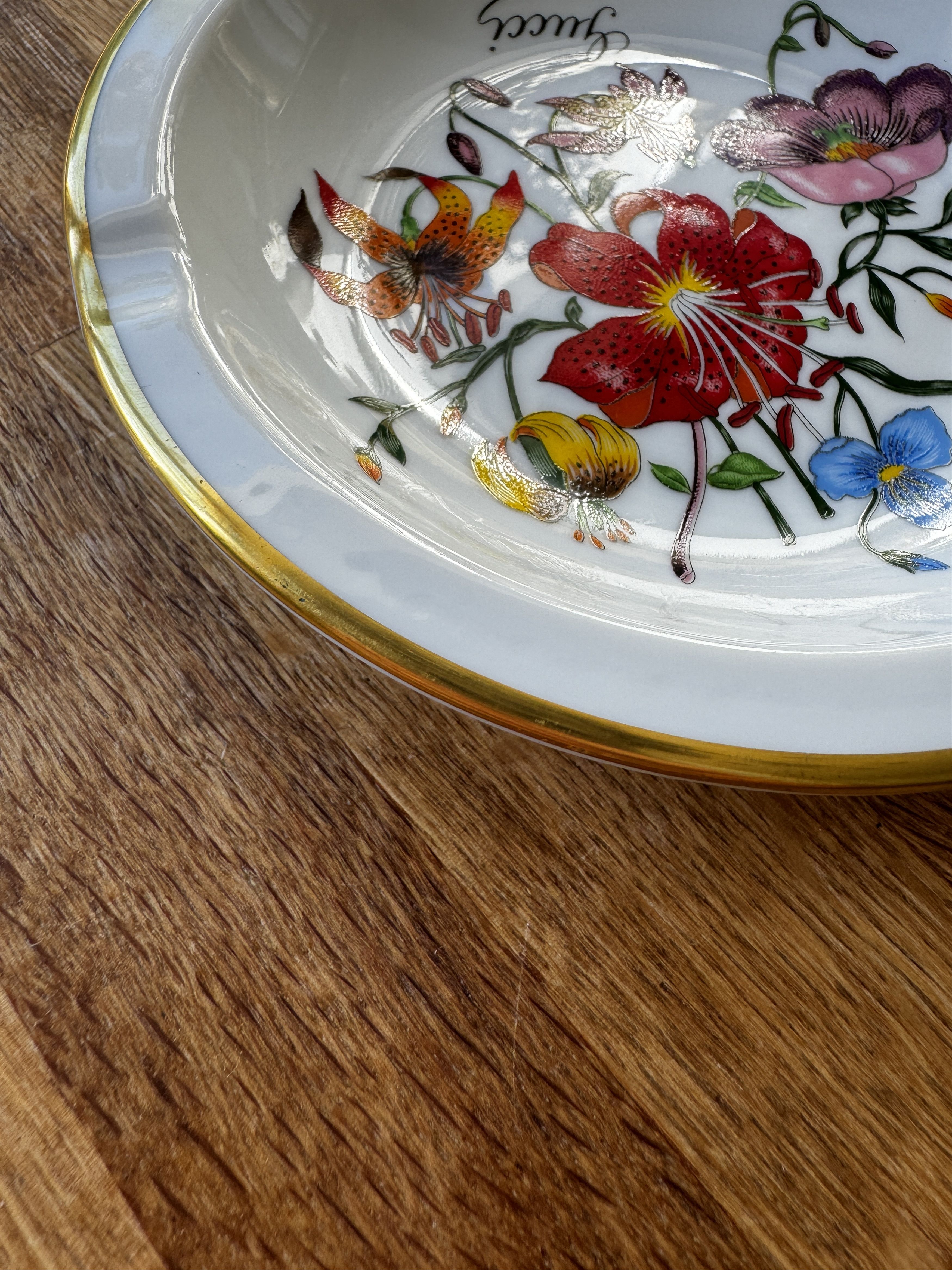 Gucci Gucci Richard Ginori ashtray Floral 70s Size ONE SIZE - 6 Thumbnail