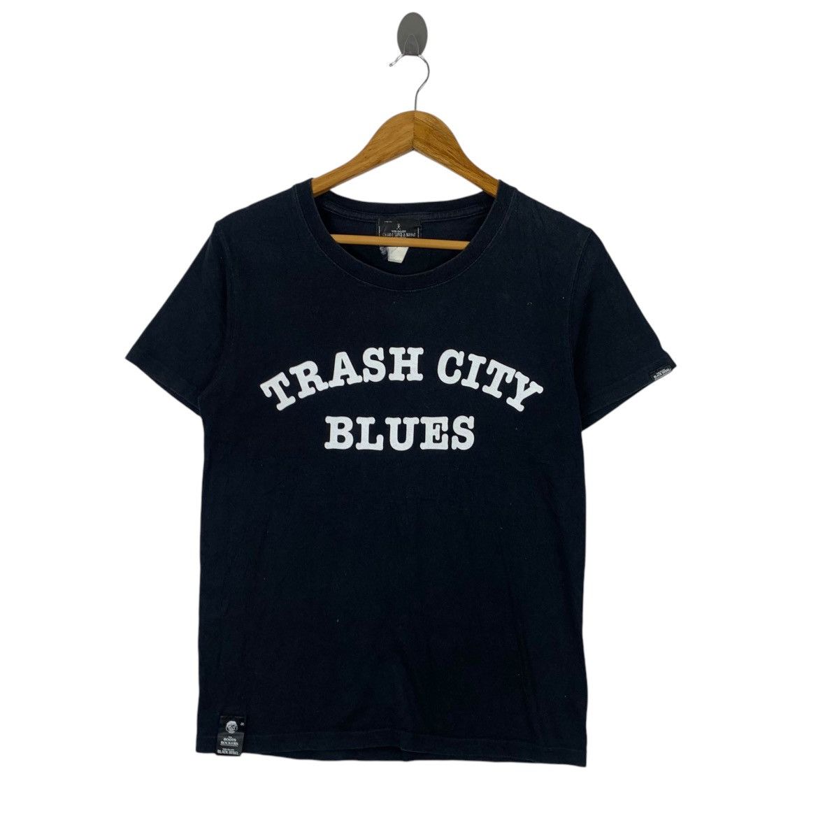 RUDE GALLERY RUDE GALLERY BLACK REBEL Trash City Blues Tee Shirt Top Size US S / EU 44-46 / 1 - 1 Thumbnail