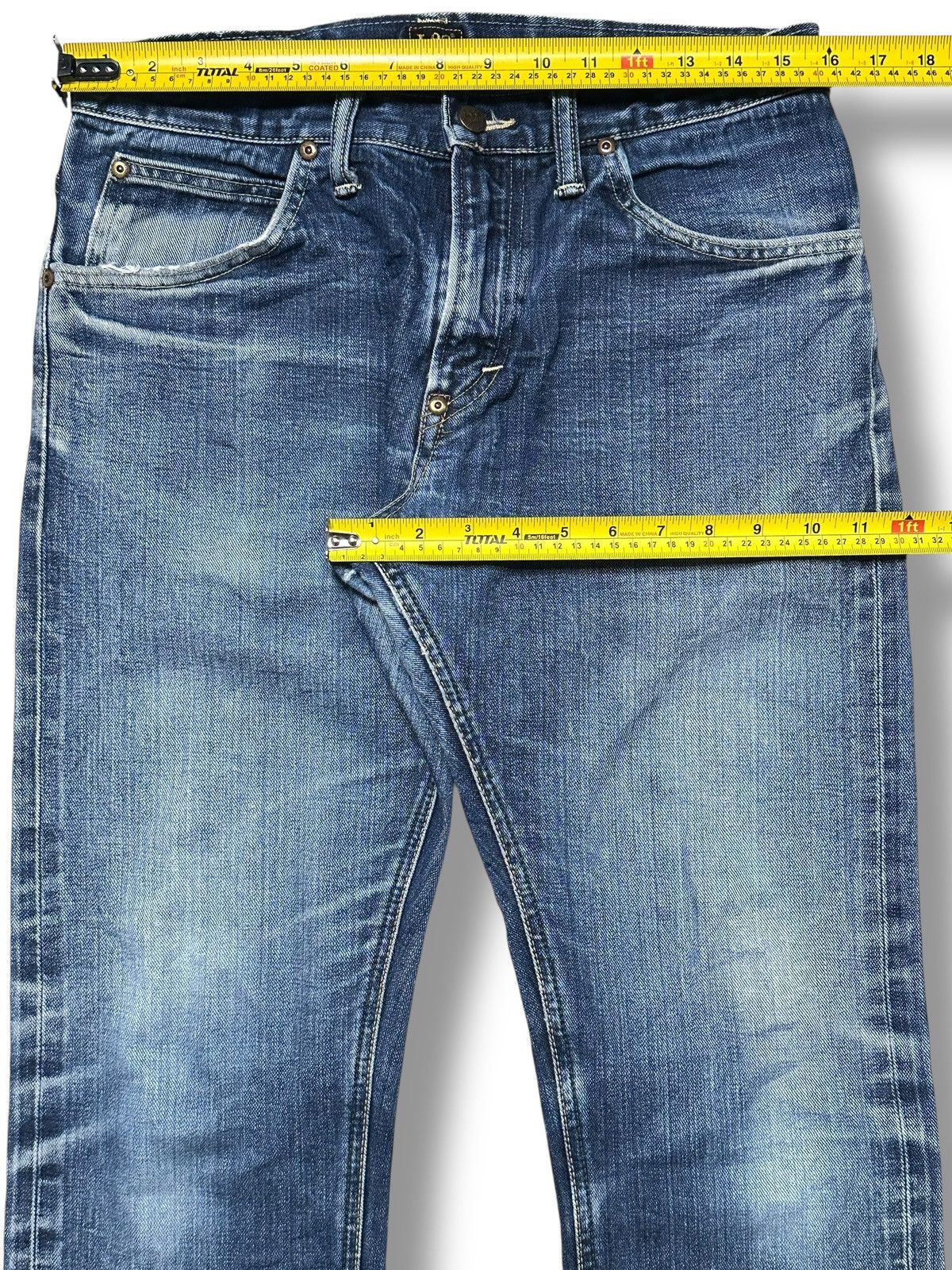 Lee Lee 101 Vintage Limited Distressed Skinny Loose and Faded Size US 32 / EU 48 - 18 Thumbnail