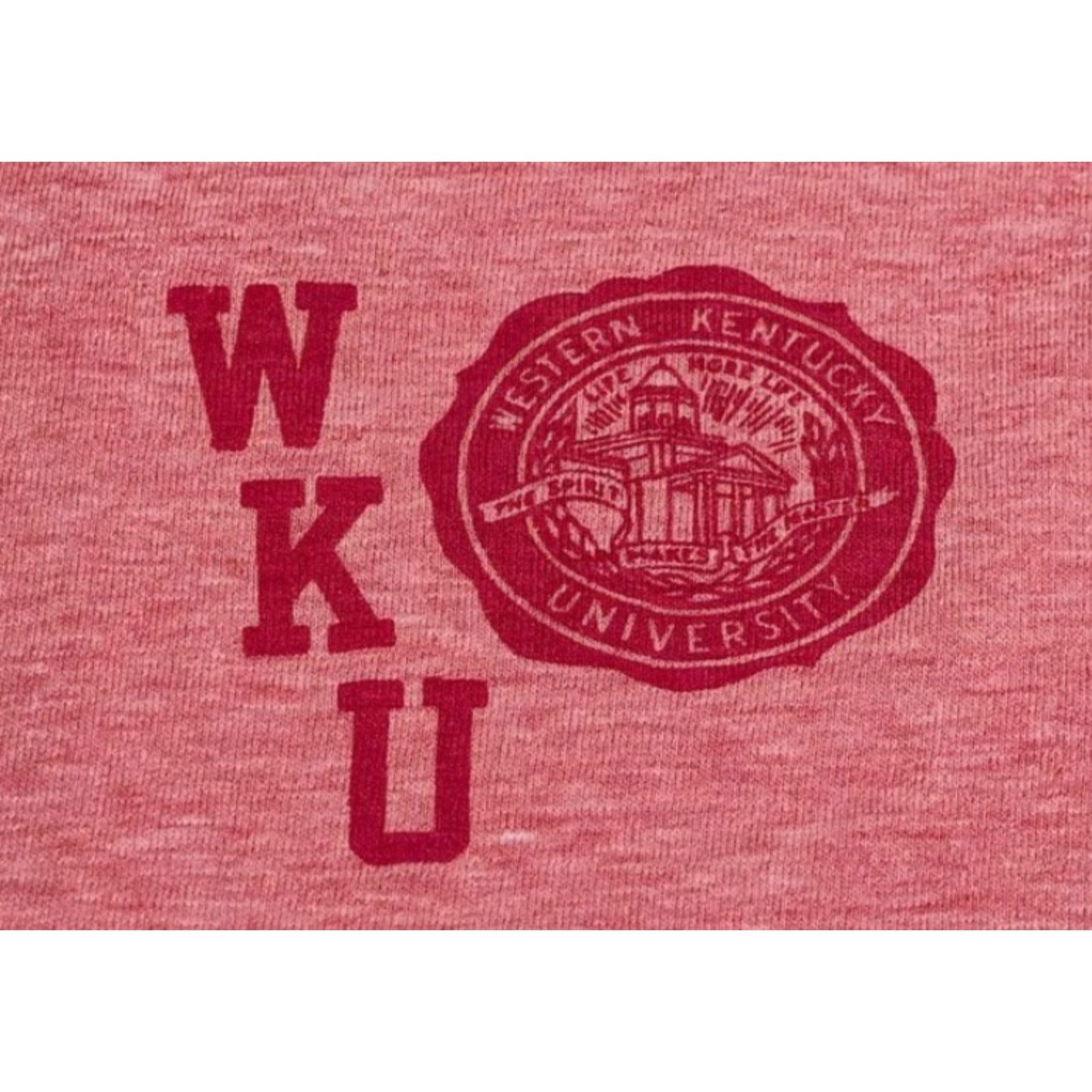 Champion Vtg 70s Champion WKU Western Kentucky University USA Made Ringer Tee S/M Pink Size ONE SIZE - 2 Thumbnail
