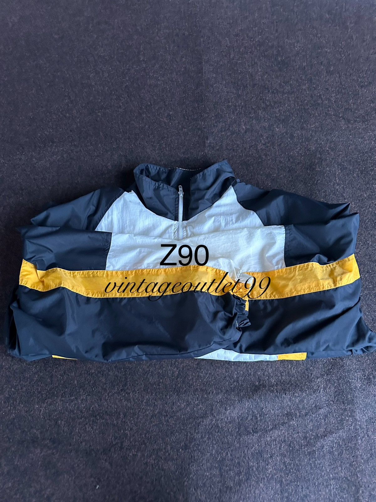 Nike Nike Big Logo Nylon Vintage Jacket Z90 Size US XXL / EU 58 / 5 - 14 Thumbnail