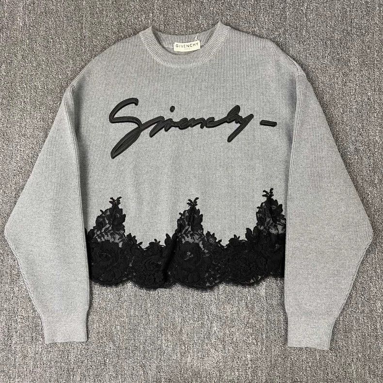 Givenchy Lace Knit Sweater
