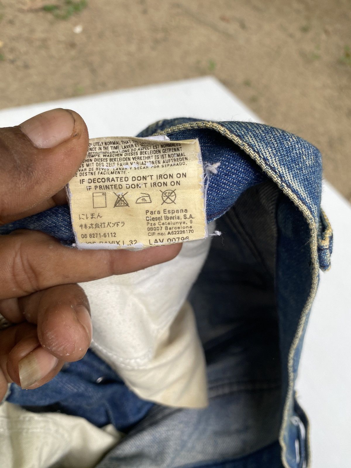 Diesel × Vintage Vintage diesel industry denim Size US 30 / EU 46 - 8 Thumbnail