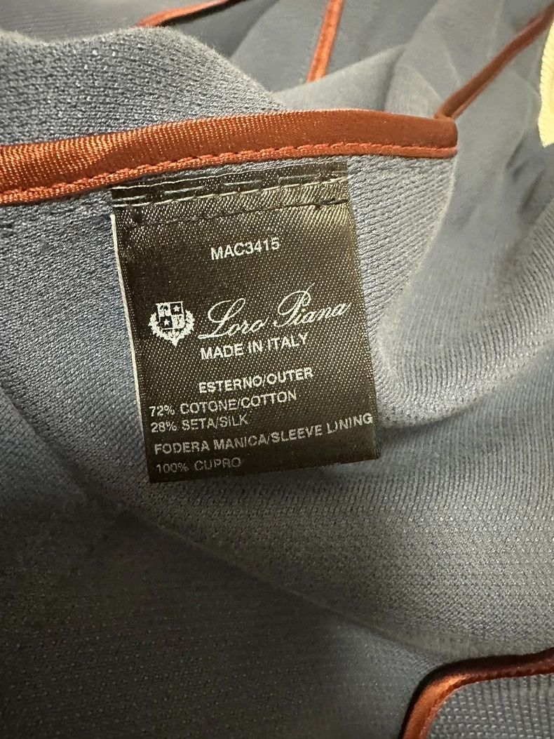 Loro Piana LORO PIANA Silk suit jacket Size US XL / EU 56 / 4 - 5 Thumbnail