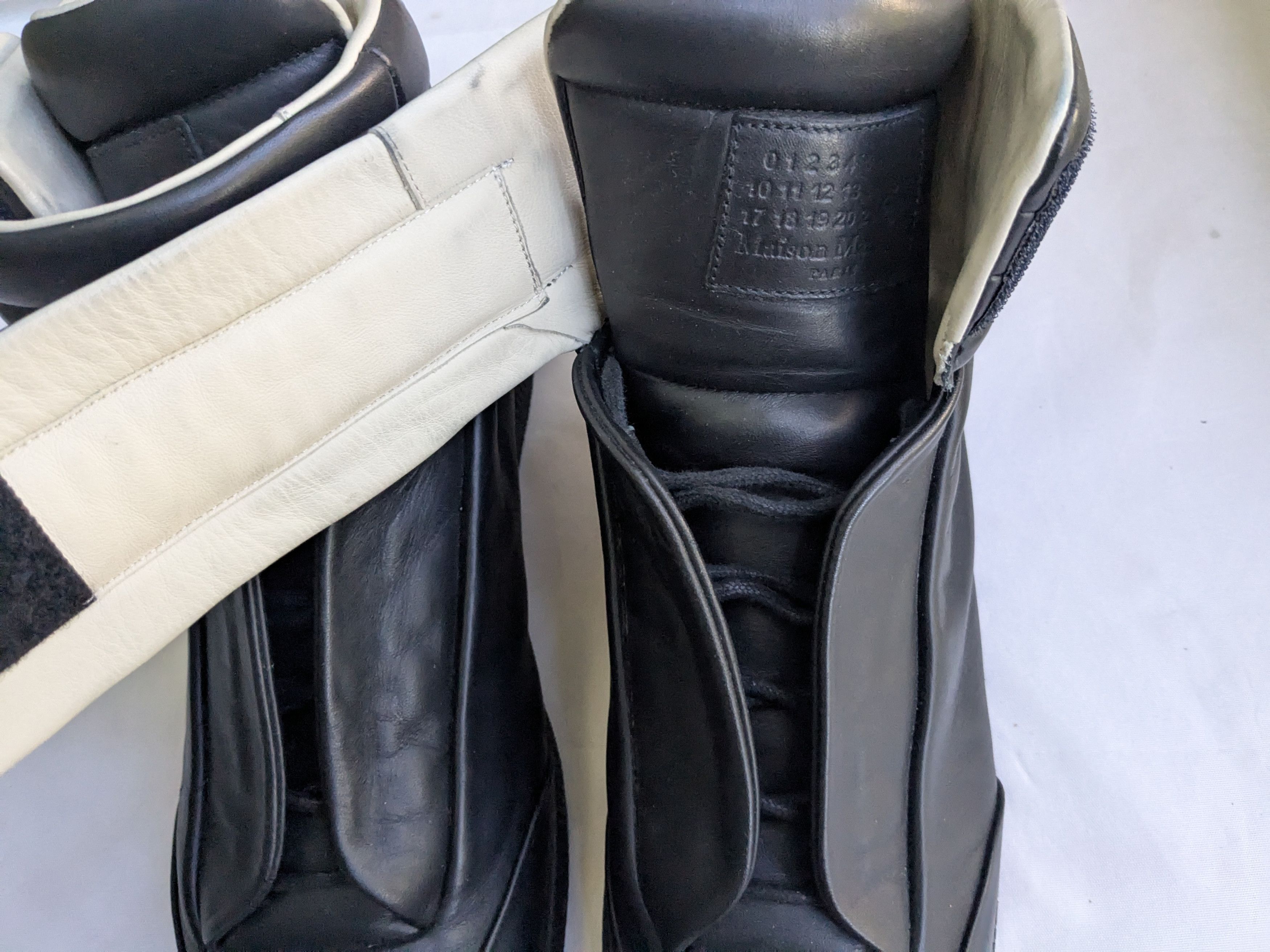 Maison Margiela Maison Margiela Future Black 13 46 High Tops Leather Size US 13 / EU 46 - 4 Thumbnail
