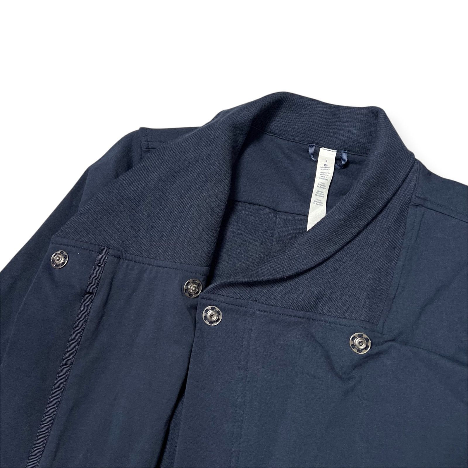 Lululemon Lululemon Belle Wrap Jacket Inkwell Navy French Terry Size 4 Size S / US 4 / IT 40 - 7 Thumbnail